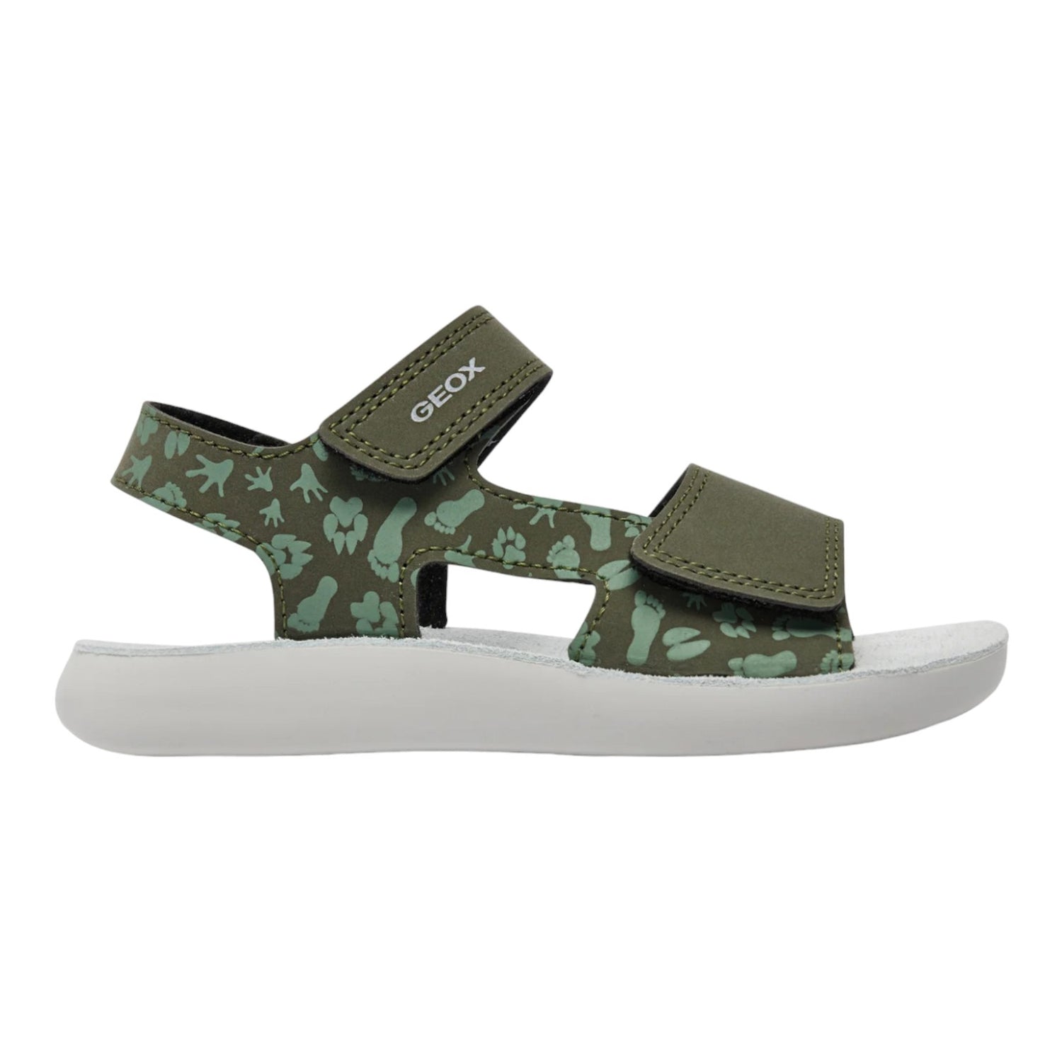 Geox Sandalo Verde Militare Lightfloppy da Bambino