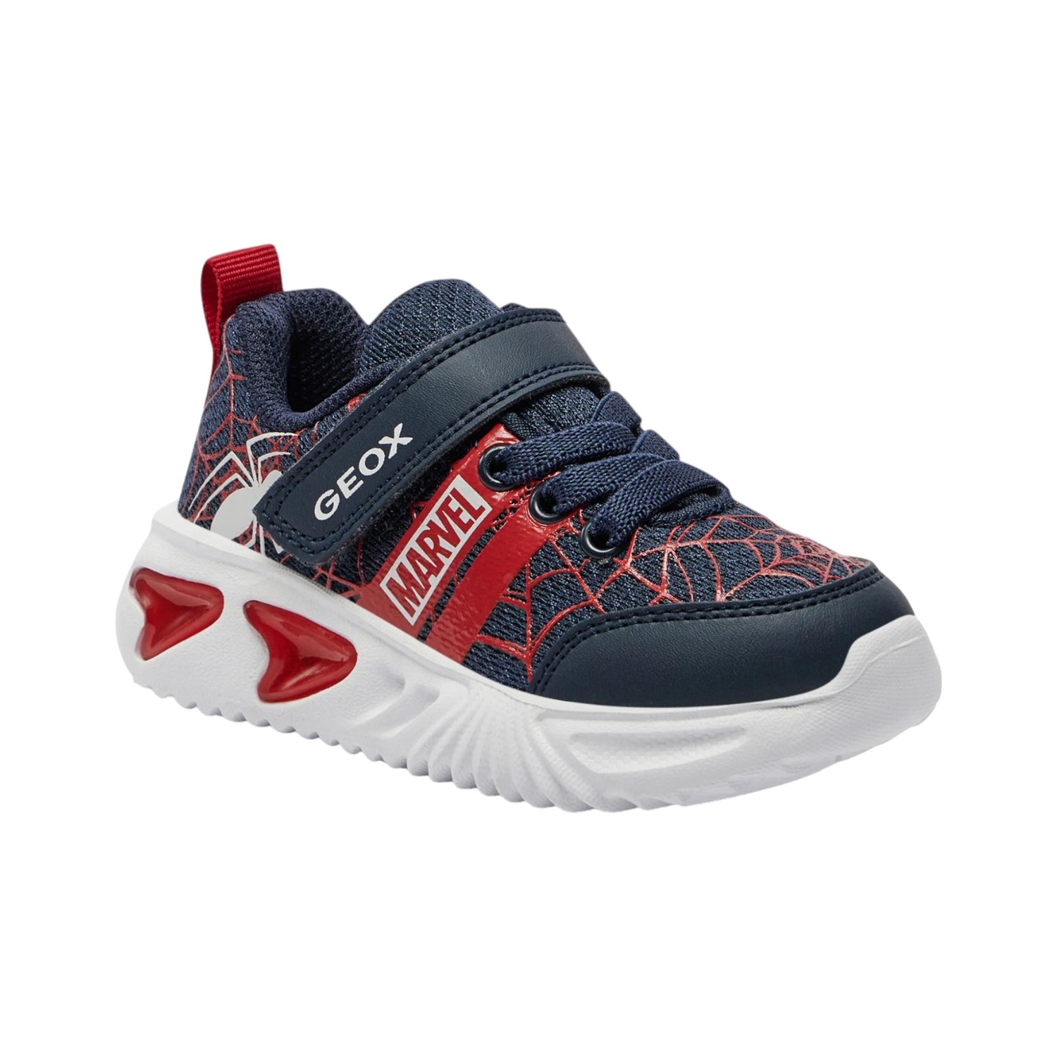 Geox Sneakers Blu con Strappo Marvel Spiderman da Bambino n.24/25/26/27