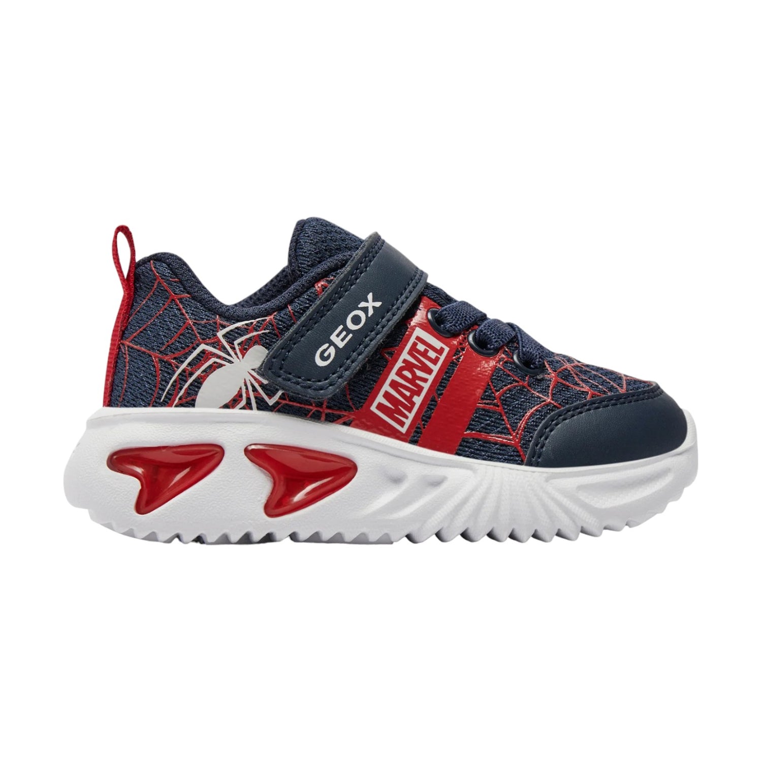 Geox Sneakers Blu con Strappo Marvel Spiderman da Bambino n.24/25/26/27