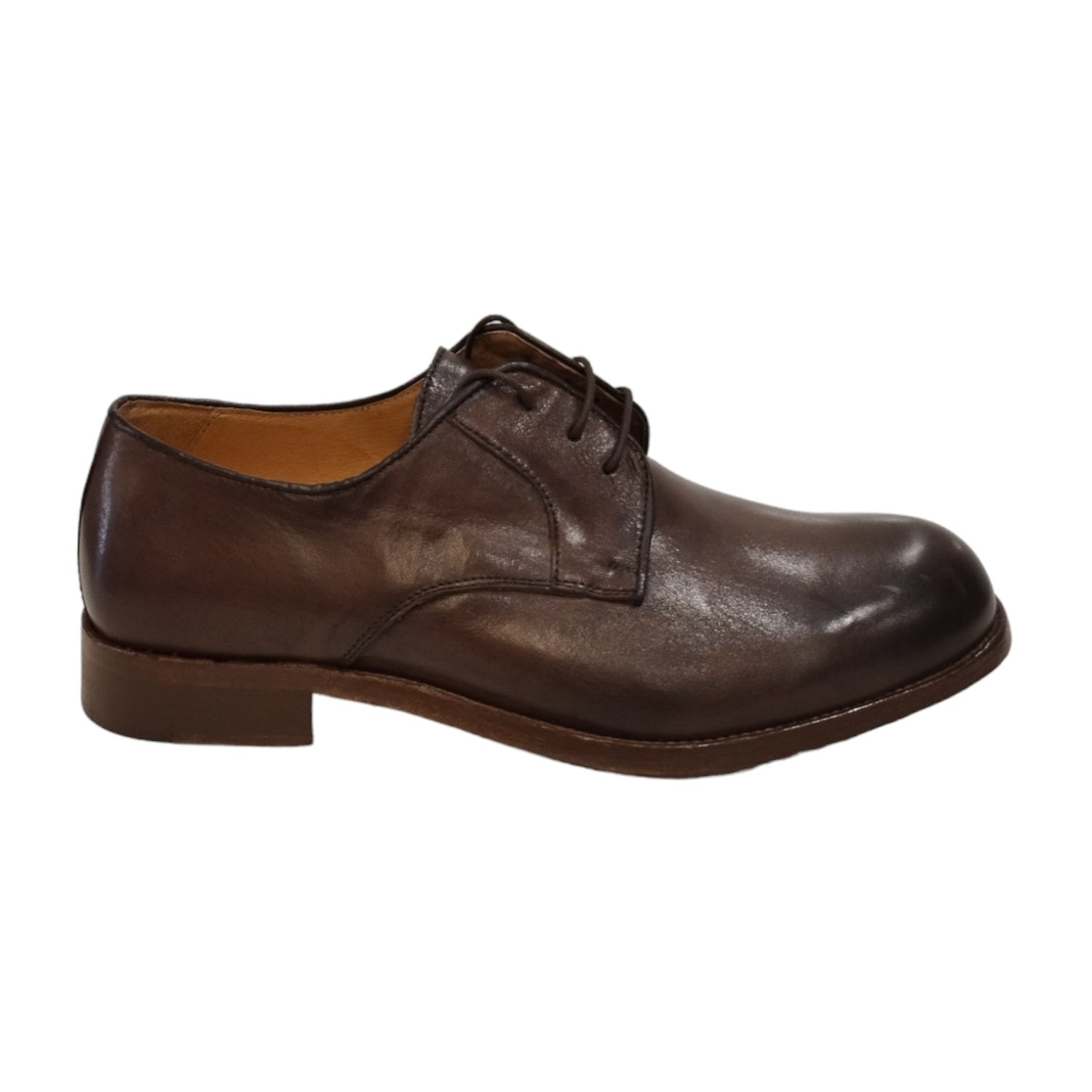 Exton Allacciato Uomo in Pelle Fango