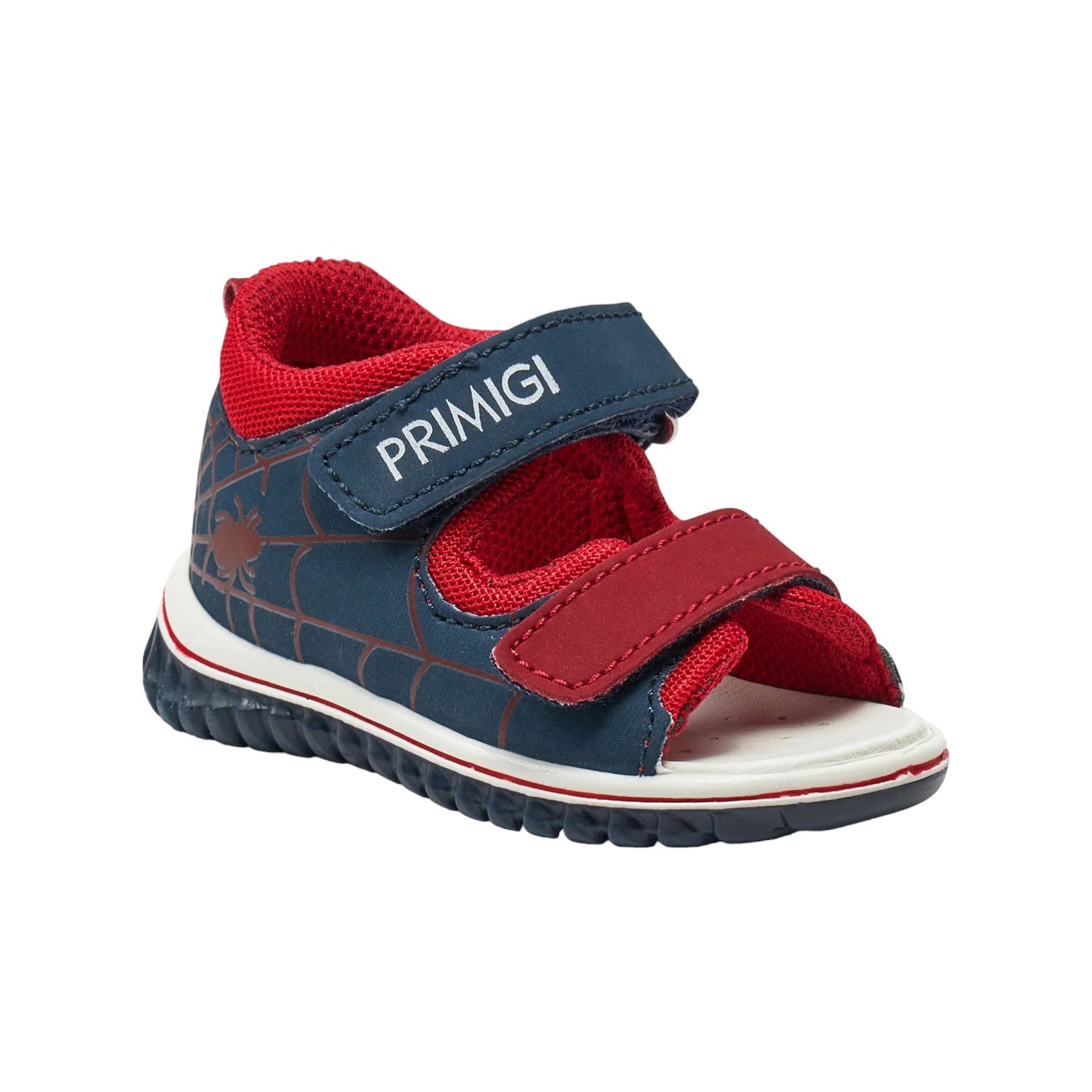 Primigi Sandalo Blu Rosso Spiderman con Doppio Strappo da Bambino