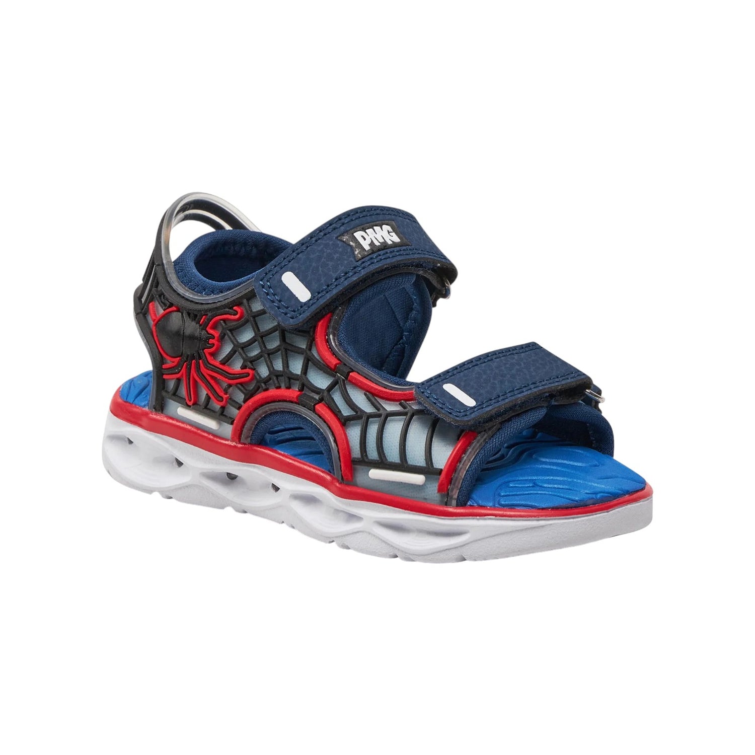 Primigi Sandalo Blu Rosso Spiderman con Doppio Strappo da Bambino