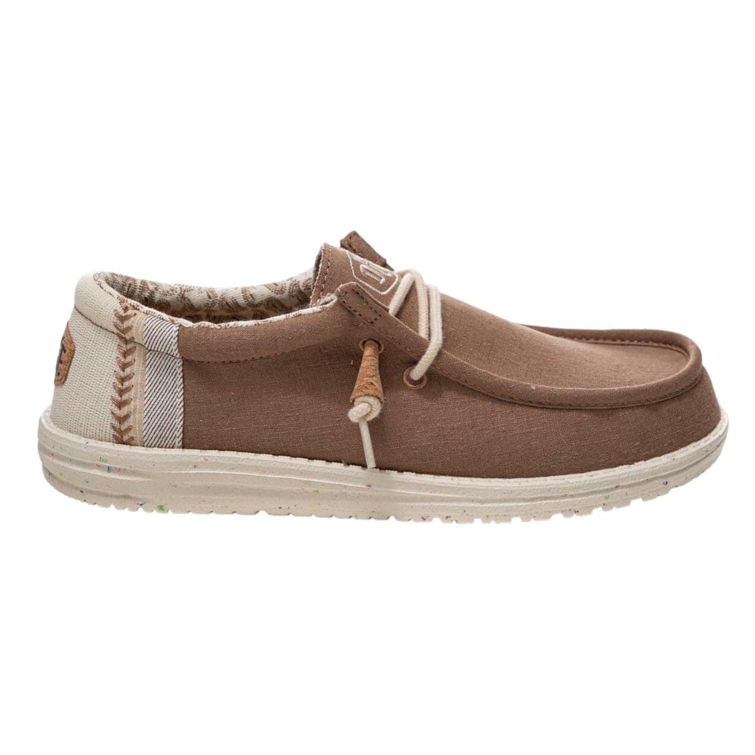 Hey Dude Wally Braided Mocassino Beige in Tessuto da uomo