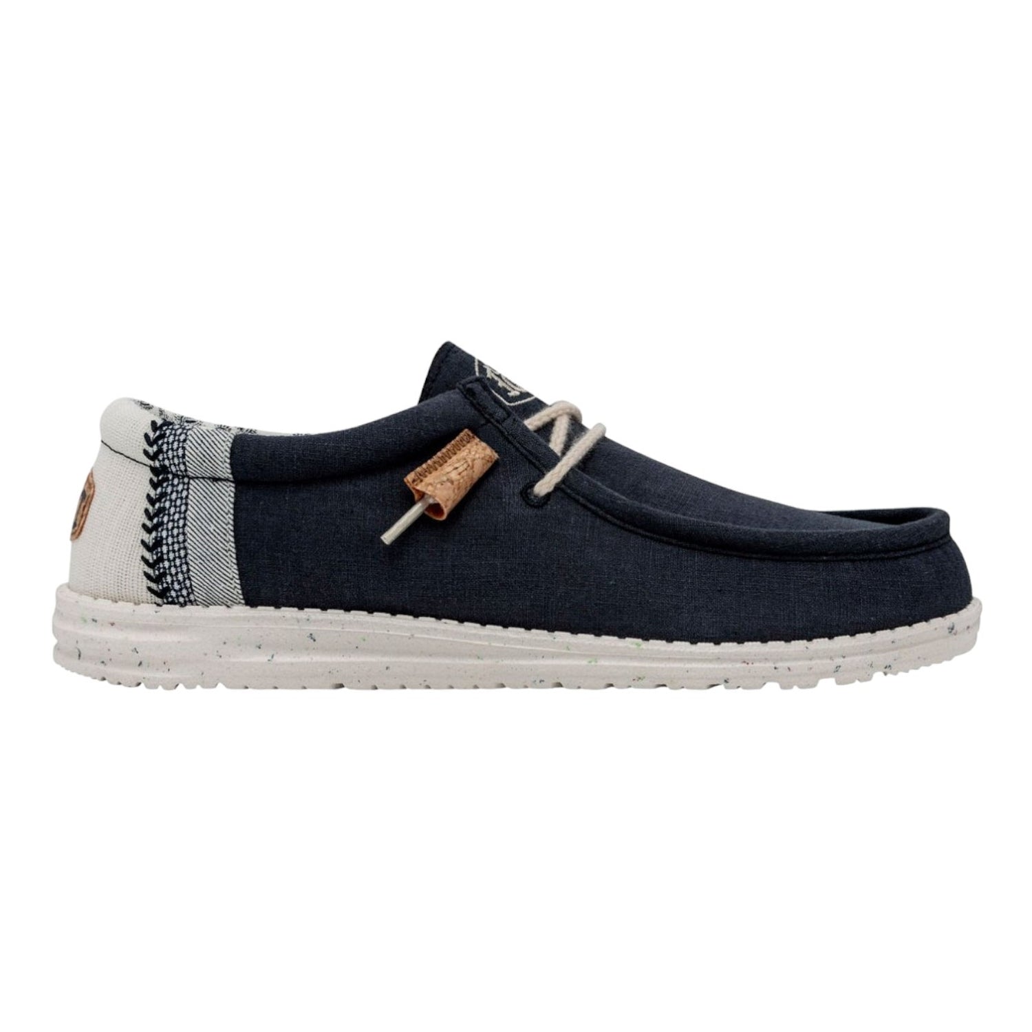 Dude Wally Break Stitch Slip On Blu Uomo