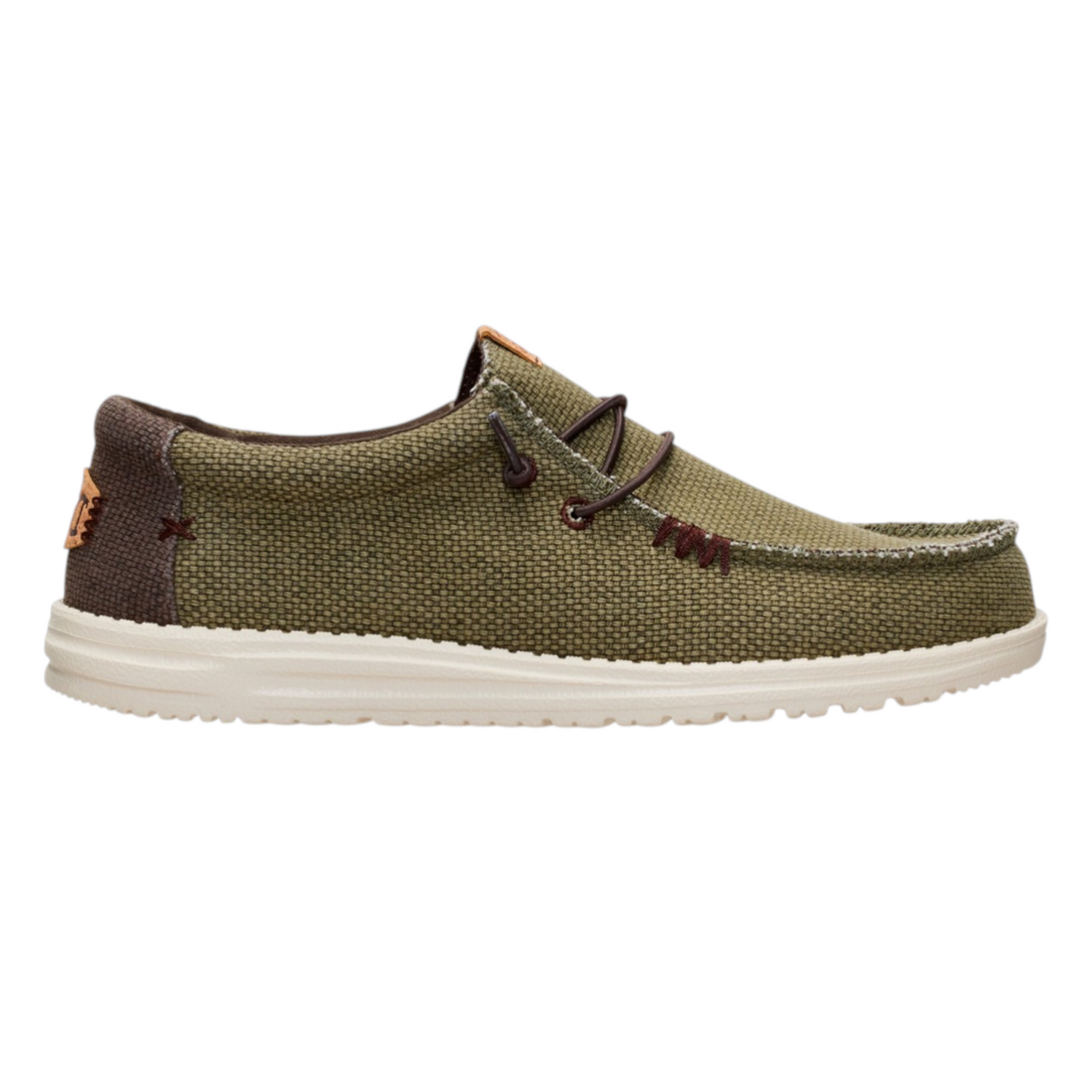 Hey Dude Wally Braided Slip On Uomo Oliva