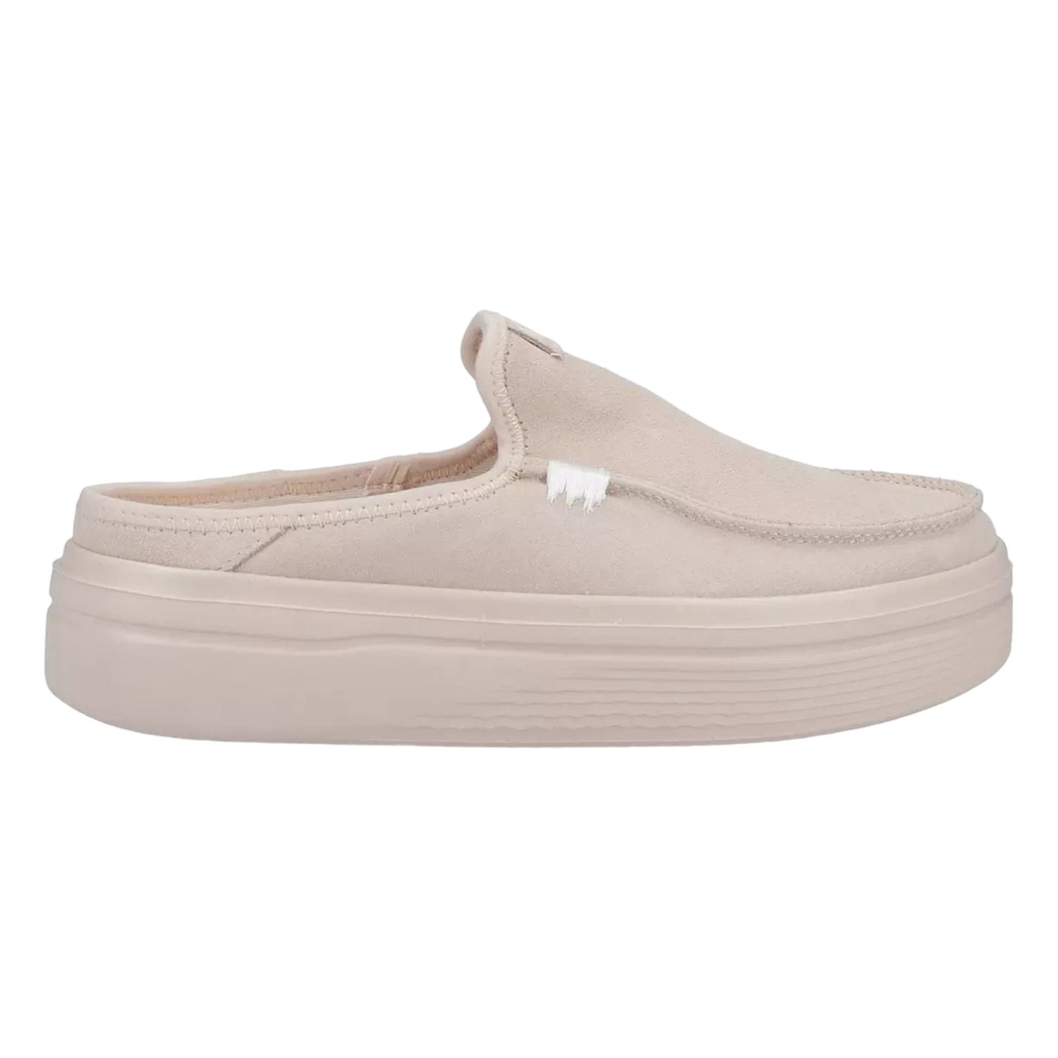 Hey Dude Austin Lift Classic Sabot Platform Donna in Camoscio Cipria