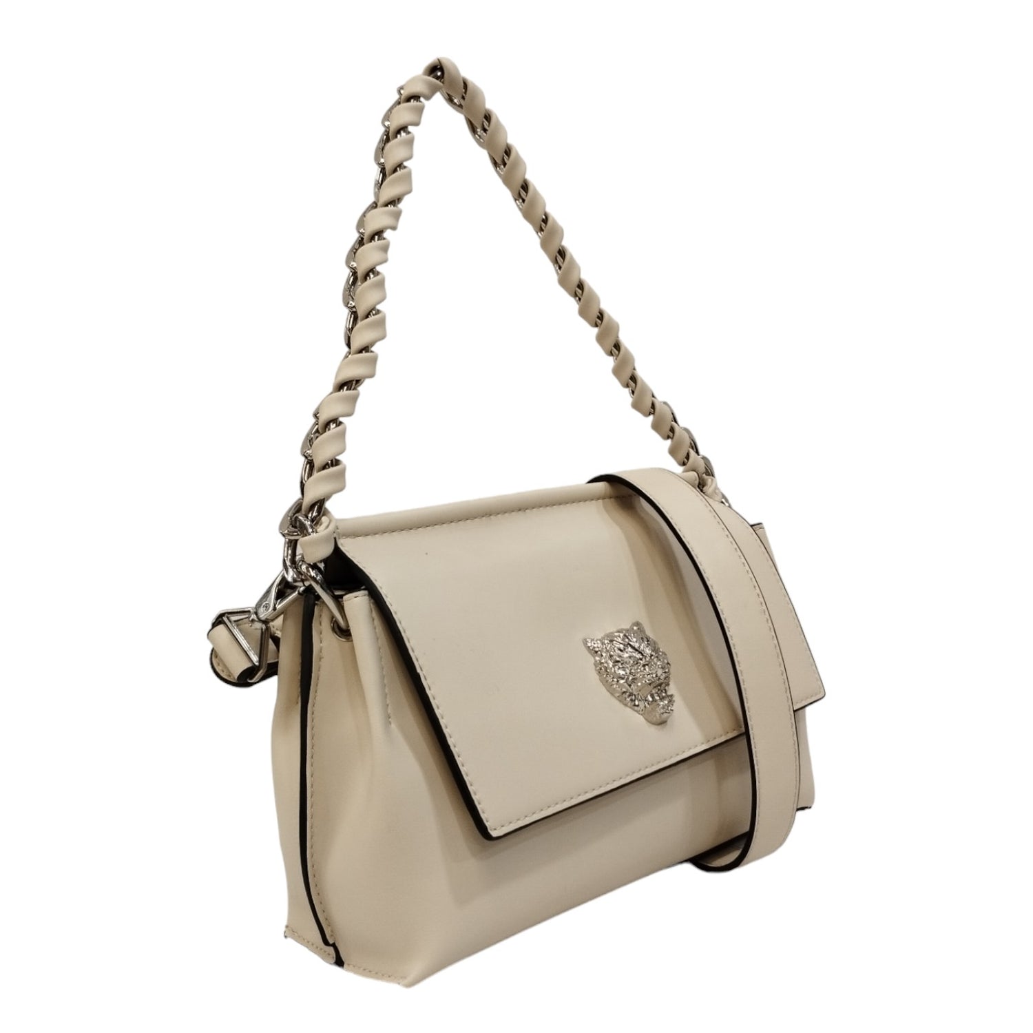 Plein Sport Borsa a Spalla Latte con Tracolla