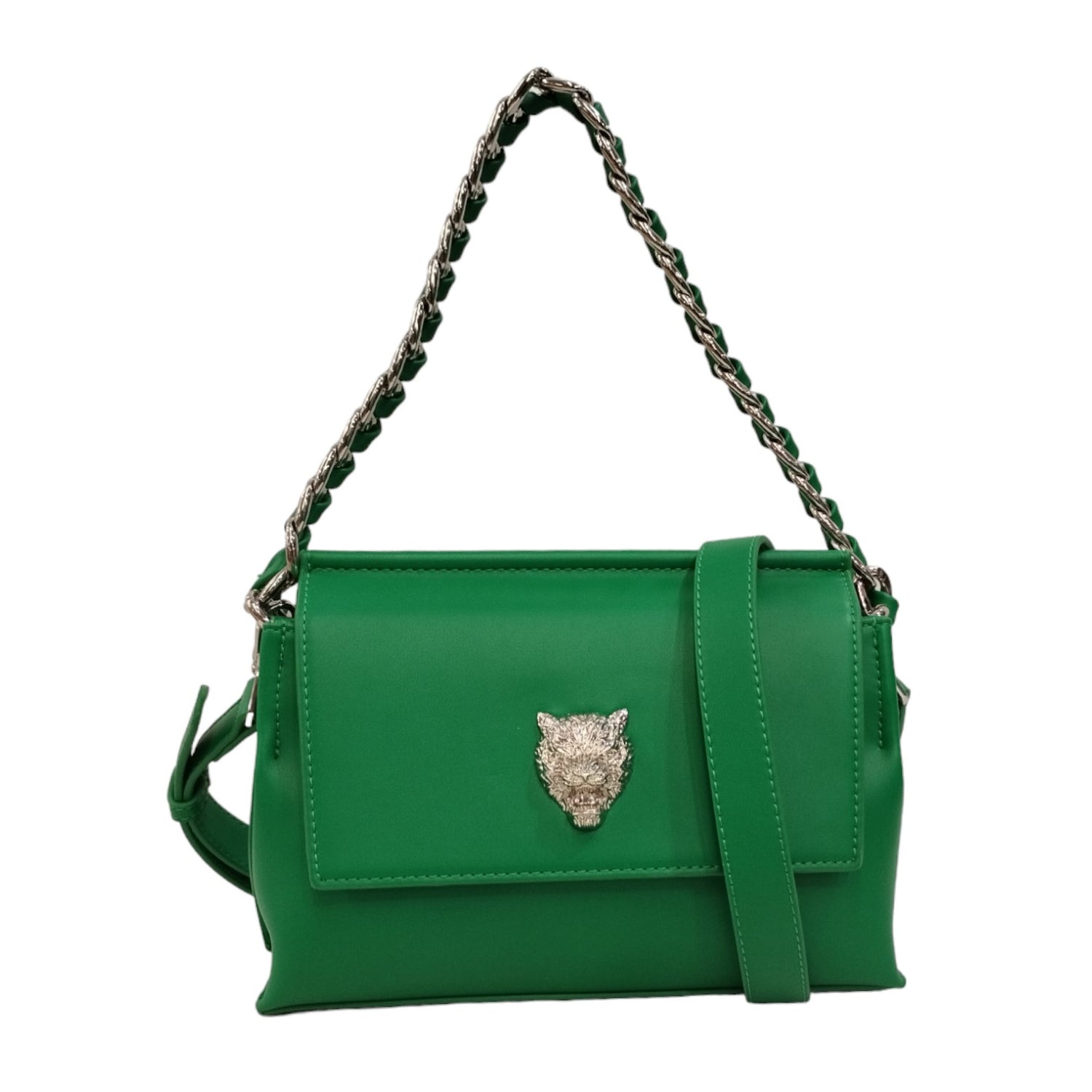 Plein Sport Borsa a Spalla Verde con Tracolla