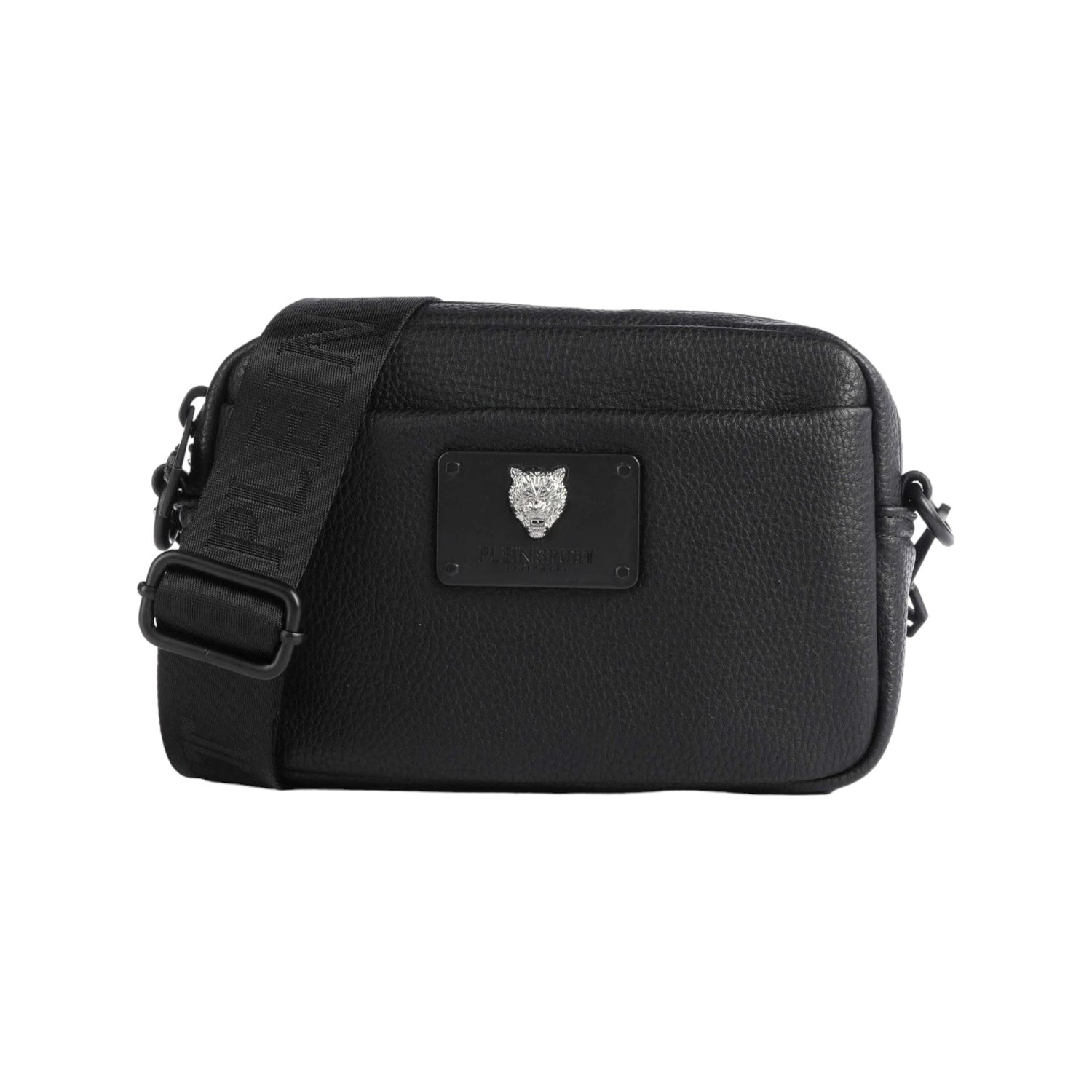 Plein Sport Pochette Nera con Logo Tigre da Uomo