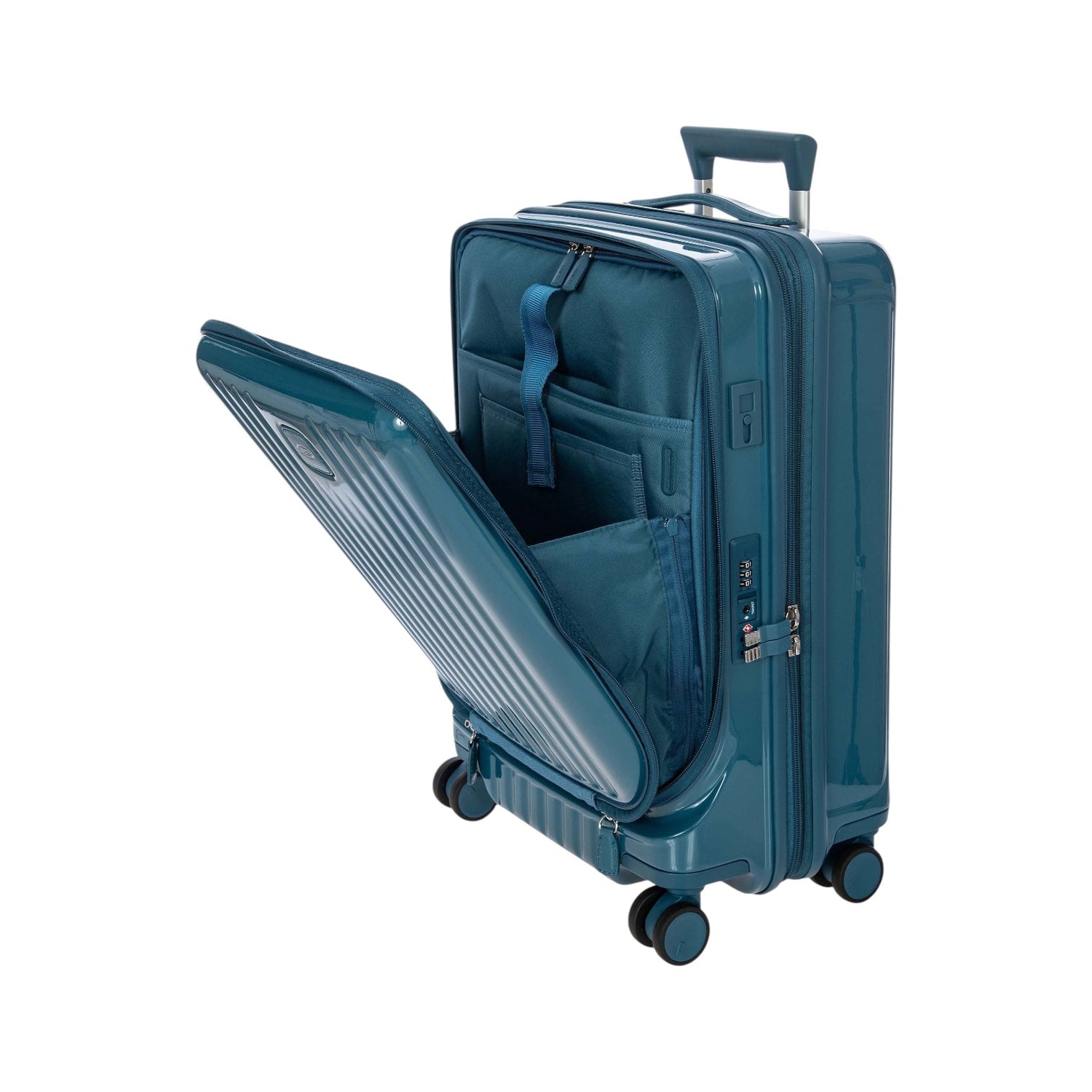 Bric's Trolley Cabina Unisex Espansibile in Abs Ottanio 4 Ruote