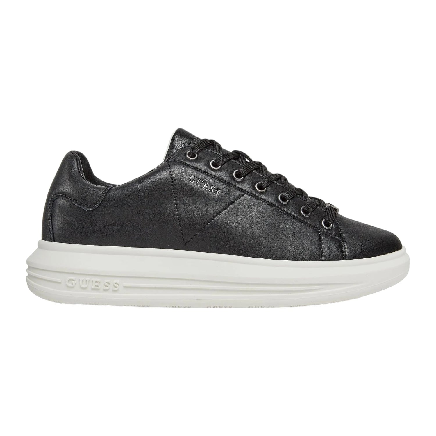 Guess Sneakers Vibo Nera con Suola Bianca da Uomo