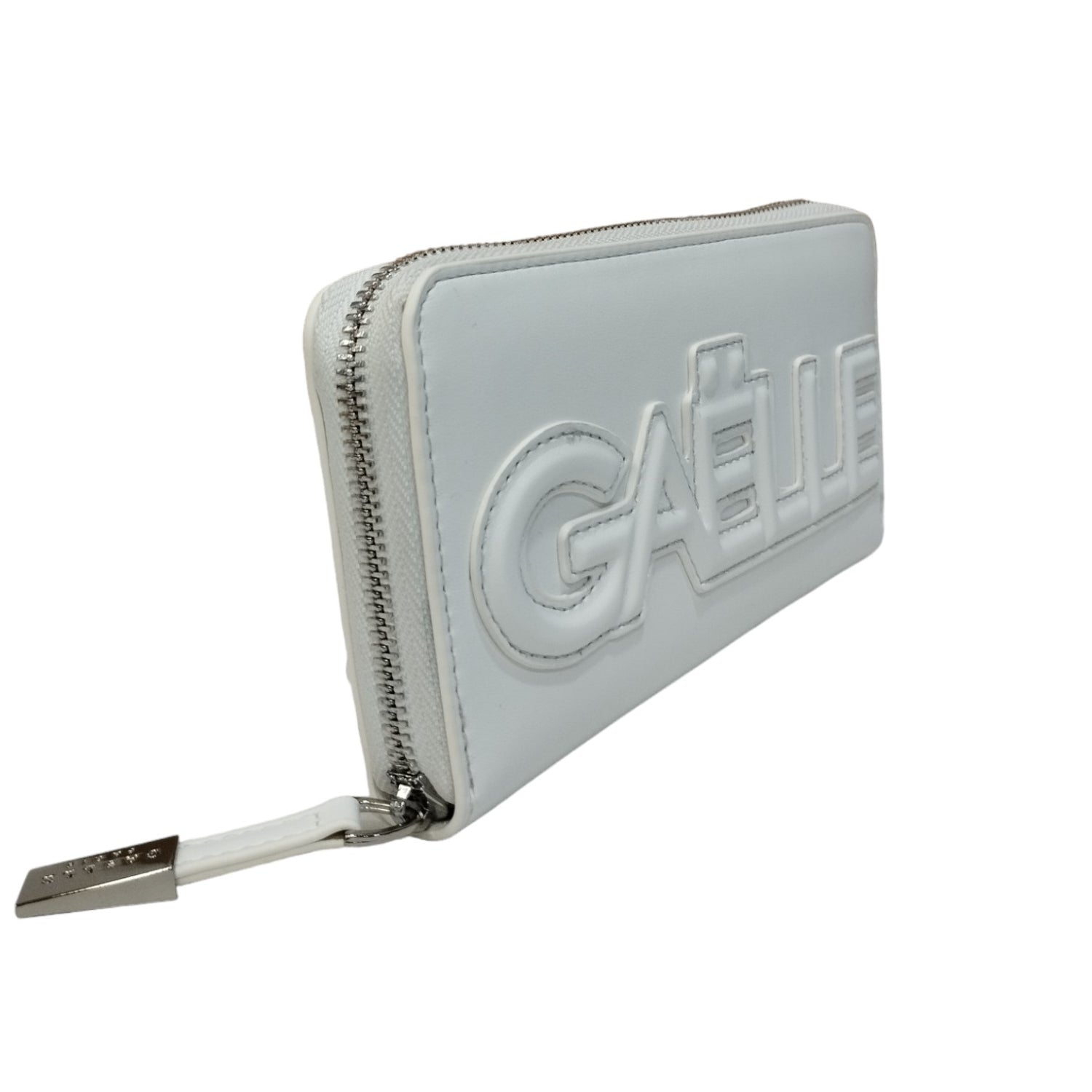Gaelle Portafoglio Donna in Ecopelle Bianco Maxi Logo