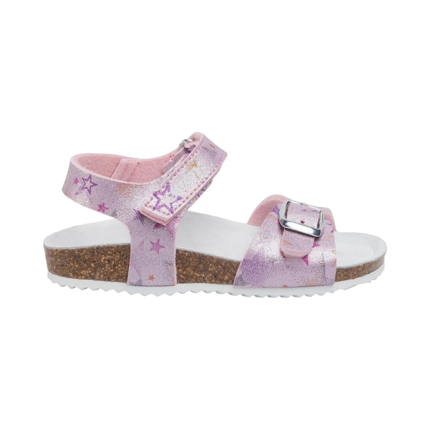 Geox Sneakers Rosa con Stelline da Bambina