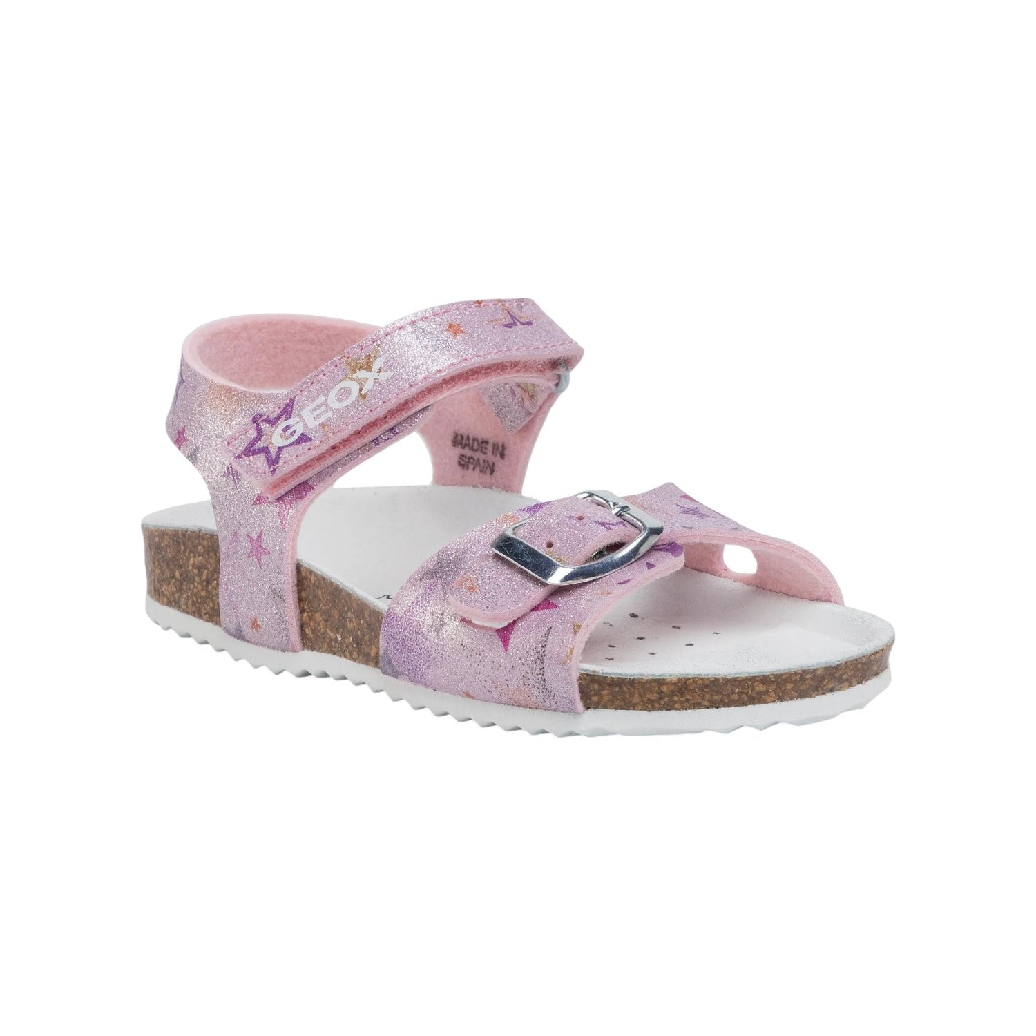 Geox Sneakers Rosa con Stelline da Bambina