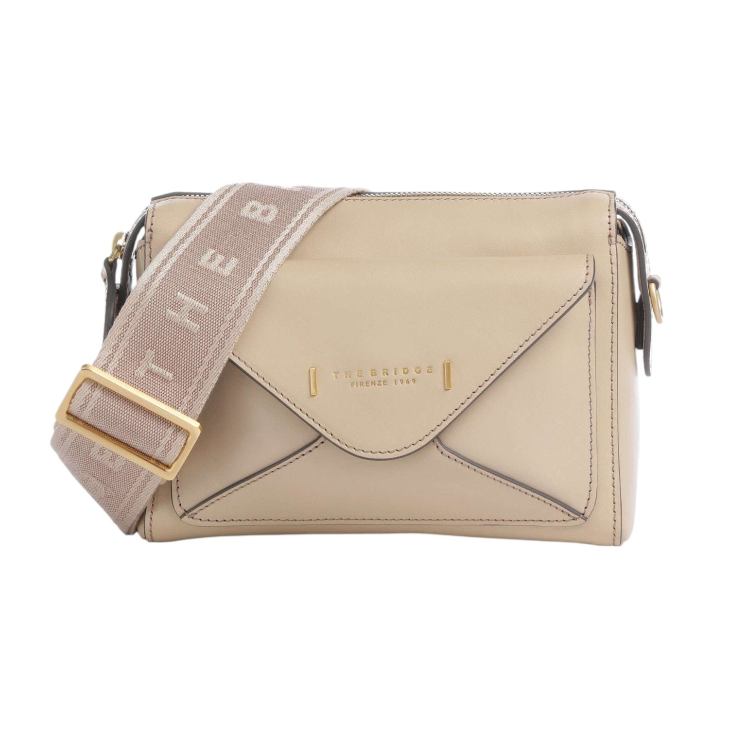 The Bridge Tracolla Donna Linea Frida in Pelle Burro