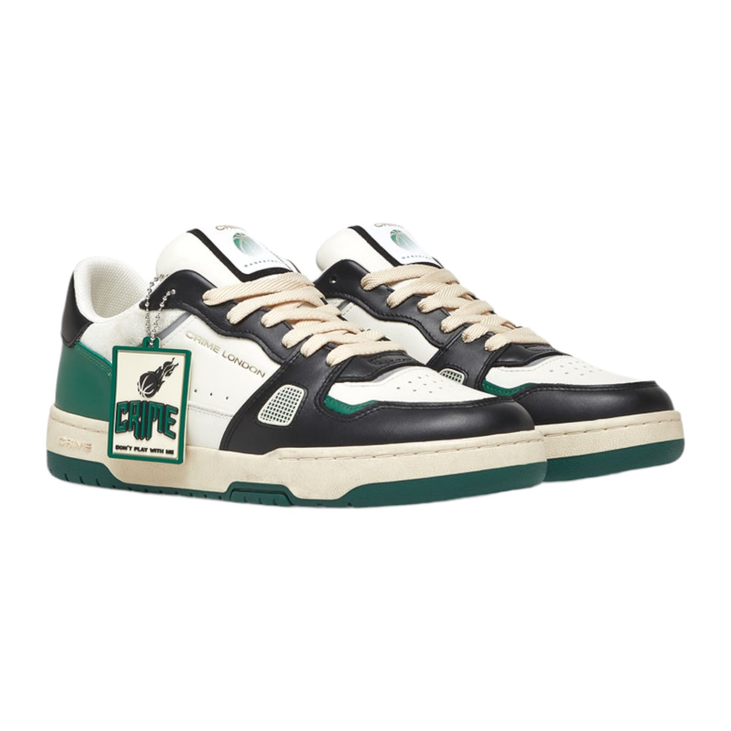 Crime London Sneakers Verde Off Court Og Lucky da Uomo