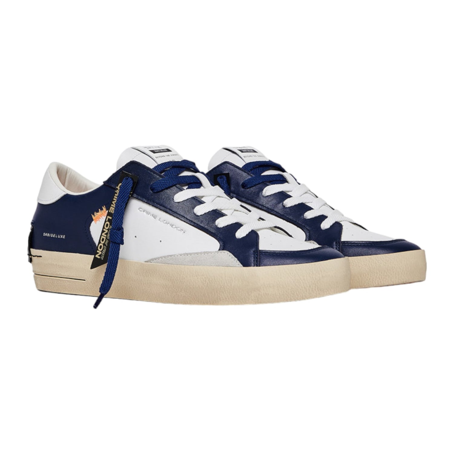 Crime London Sneakers Sk8 Deluxe Midnight Blue da Uomo