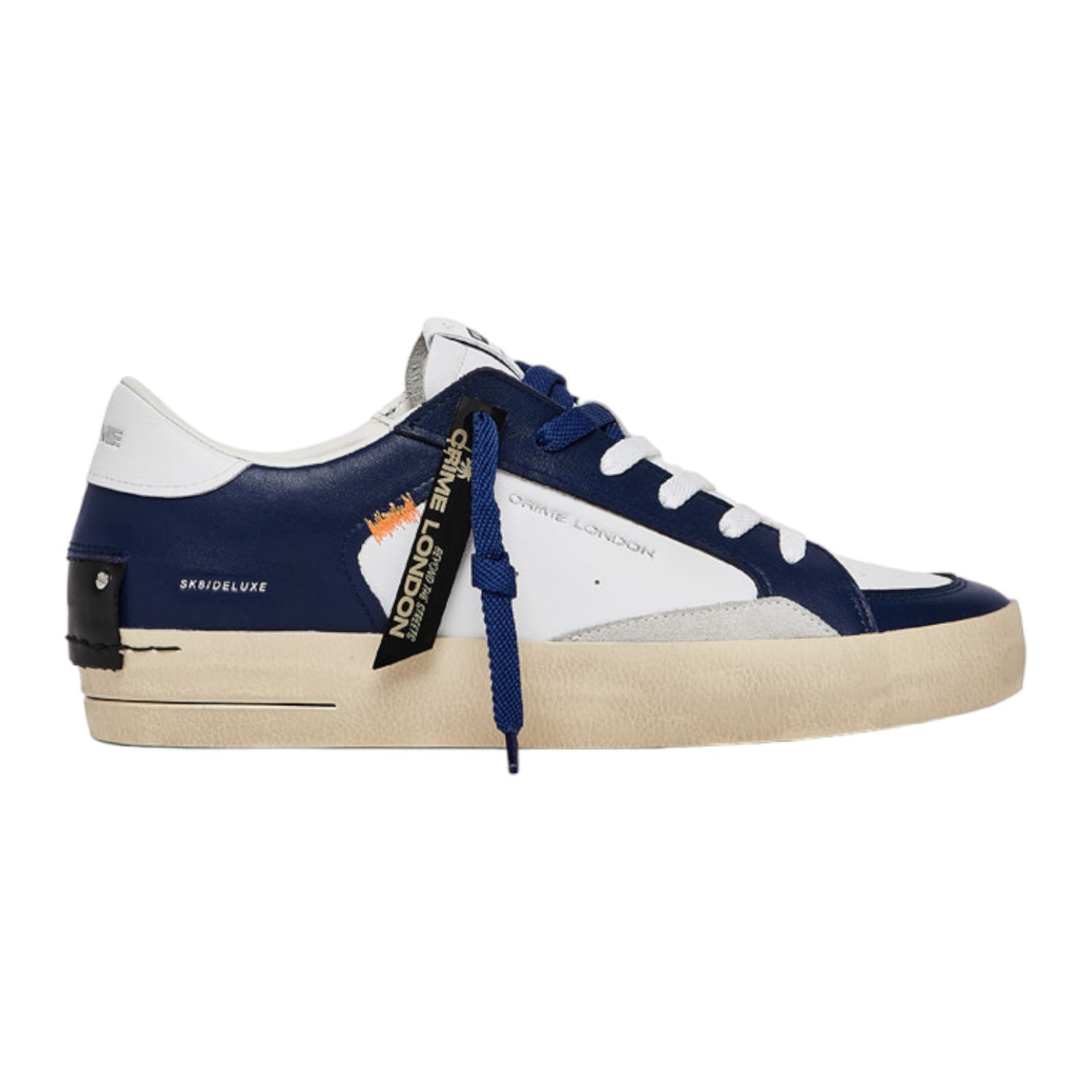 Crime London Sneakers Sk8 Deluxe Midnight Blue da Uomo