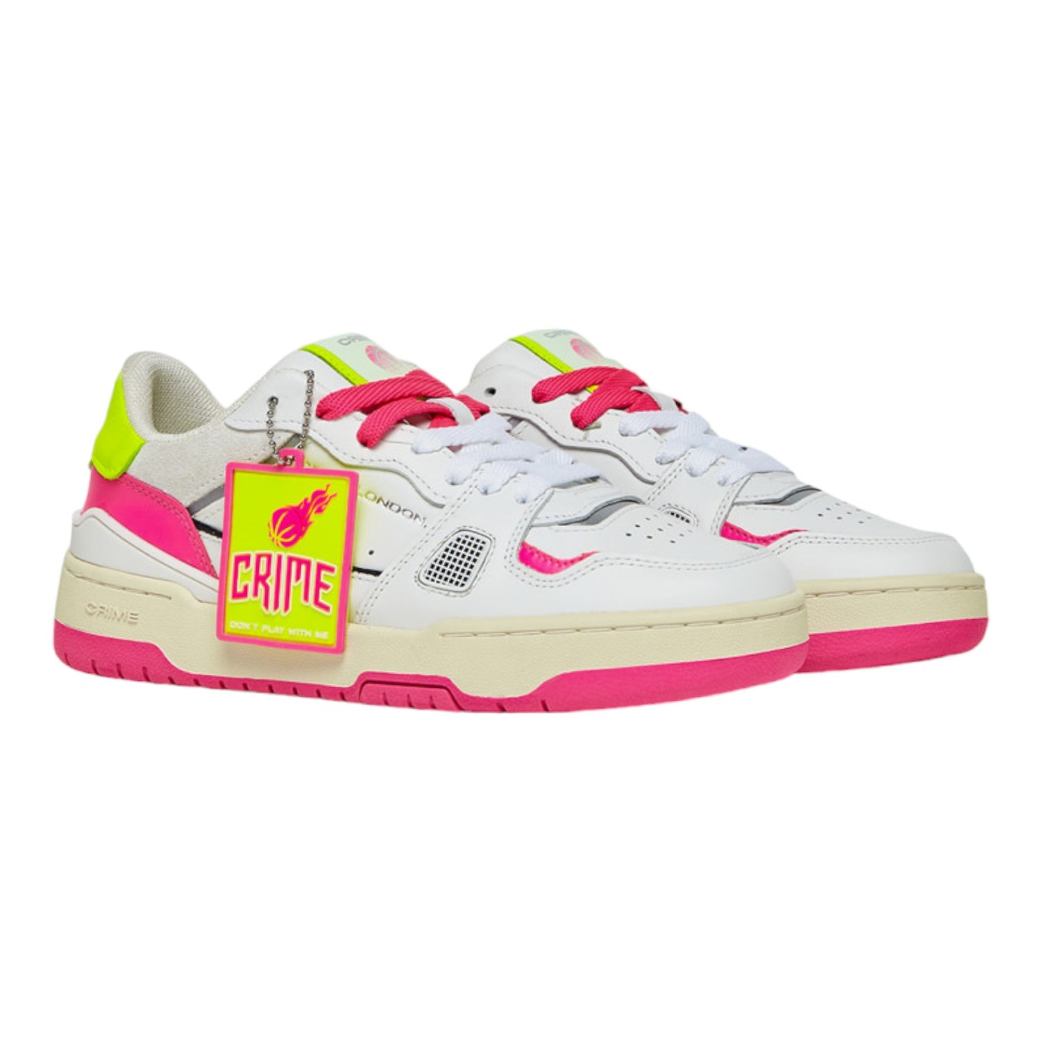 Crime London Sneakers Bianco Fluo Off Court Og Beat The Heat da Donna