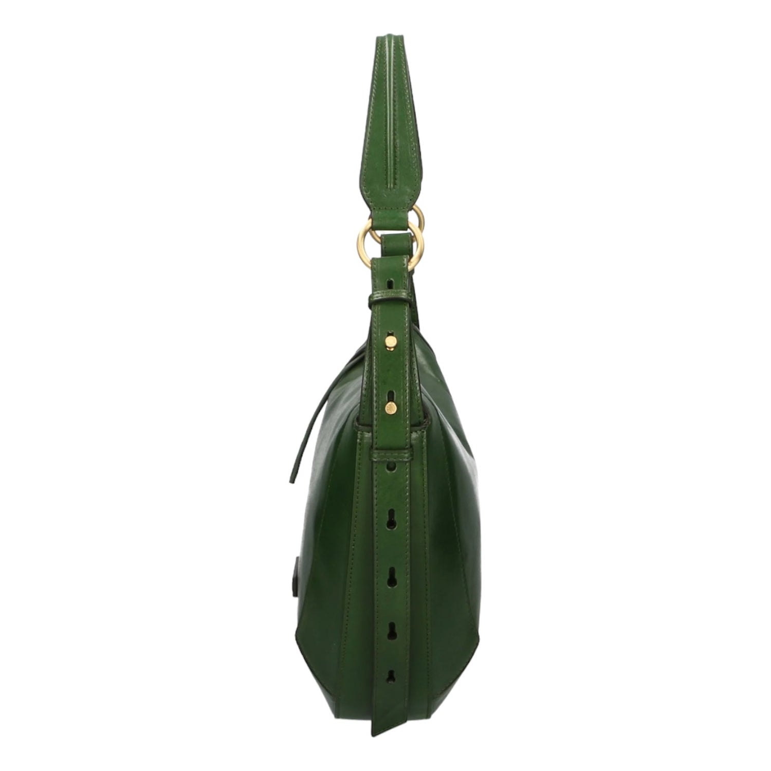 The Bridge Borsa a Spalla Verde Linea Fedora in Pelle da Donna