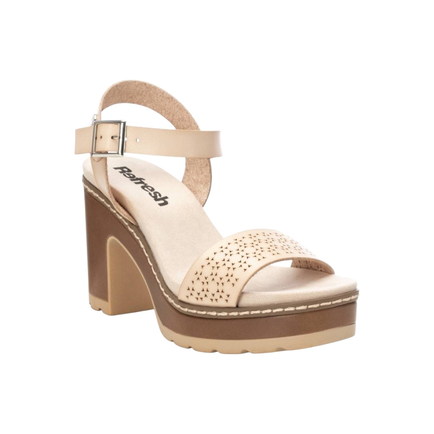 Refresh Sandalo Ghiaccio con Trama Traforato t.9 da Donna