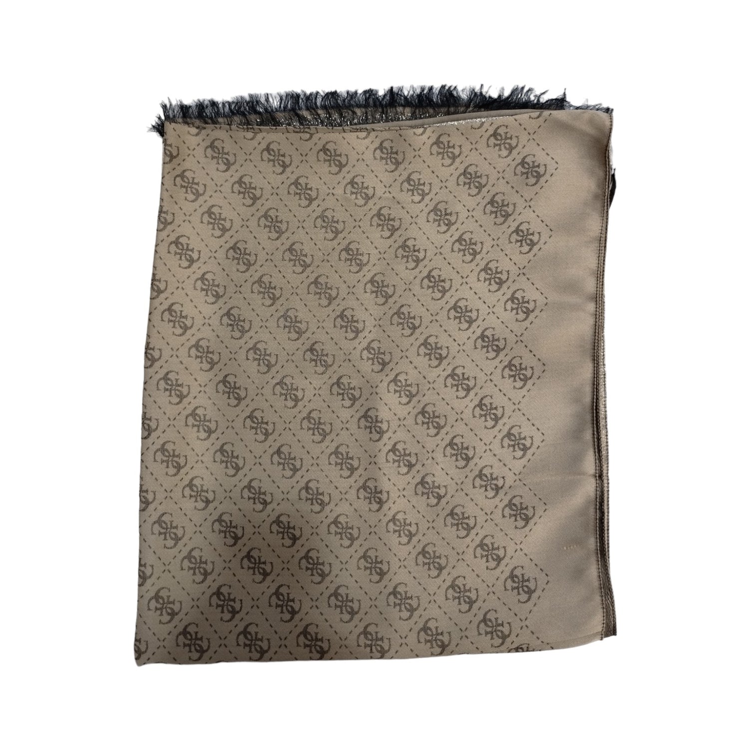 Guess Foulard Beige con Stampa 4G Logo da Donna