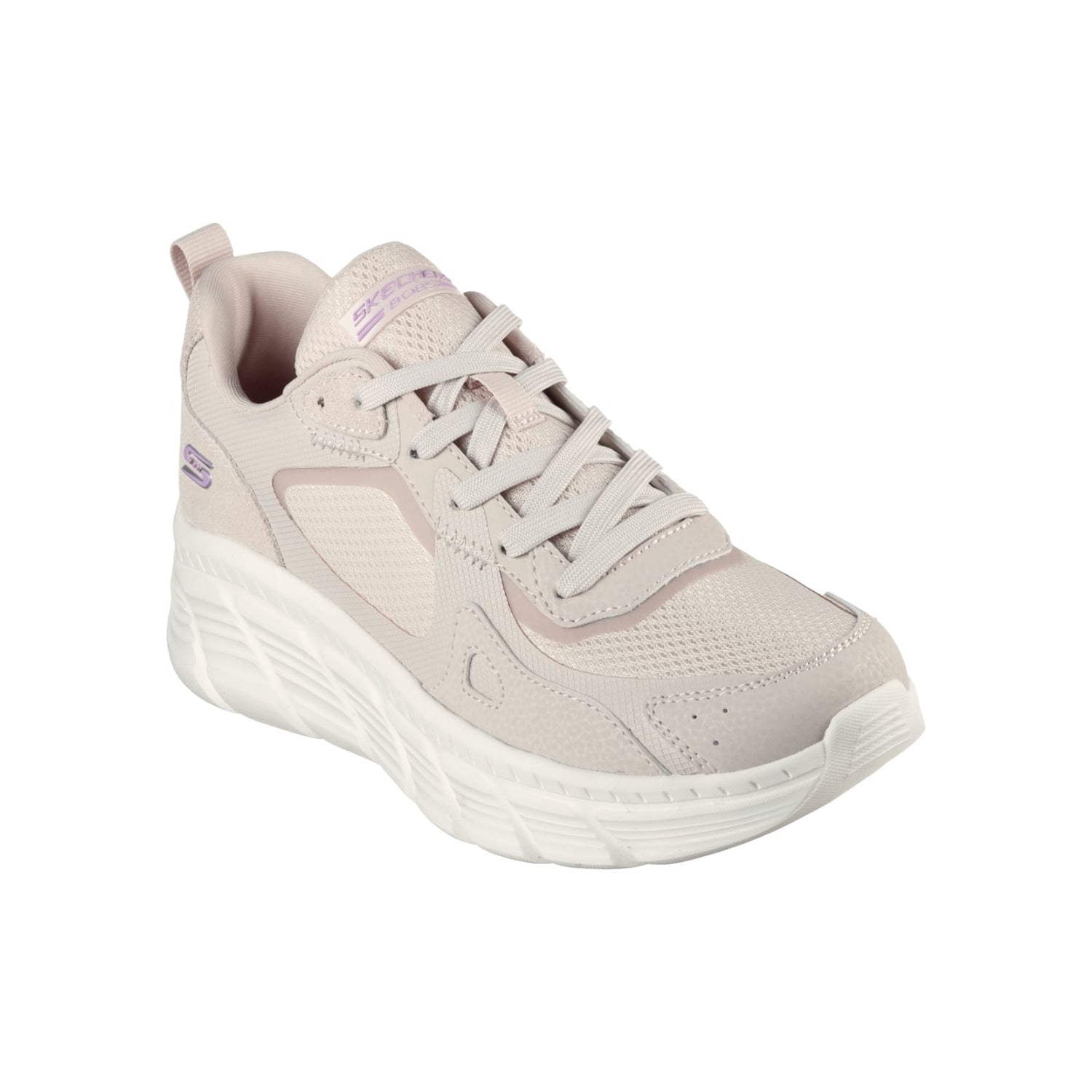 Skechers Sneakers Naturale Bobs Sport B Flex Hi - Forces Within da Donna