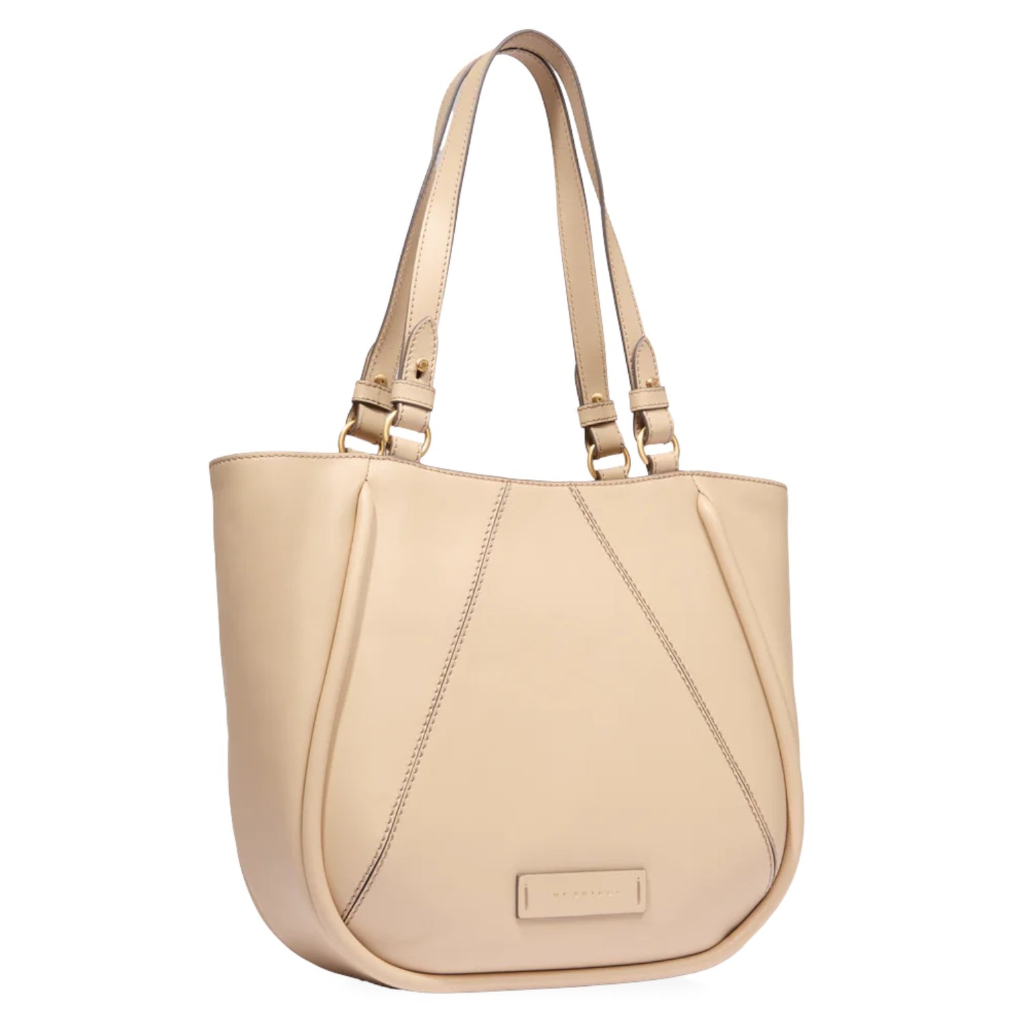 The Bridge Shopping Bag Naturale Linea Brigida in Pelle da Donna