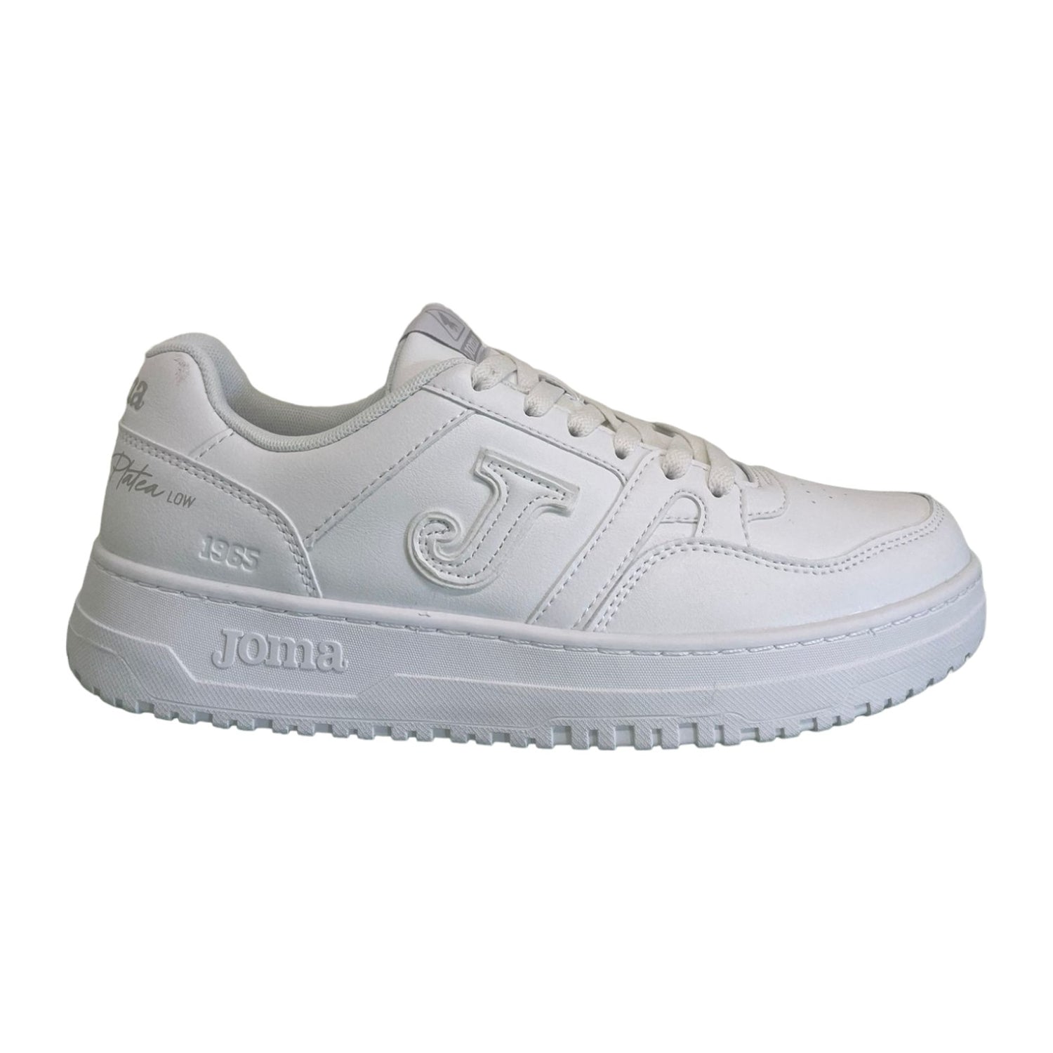 Joma Sneakers Platform Uomo in Ecopelle Bianca