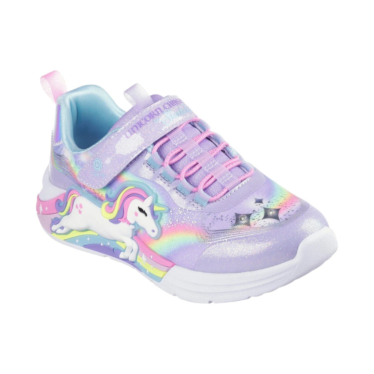 Skechers Sneakers Lavanda S-Lights: Unicorn Chaser da Bambina