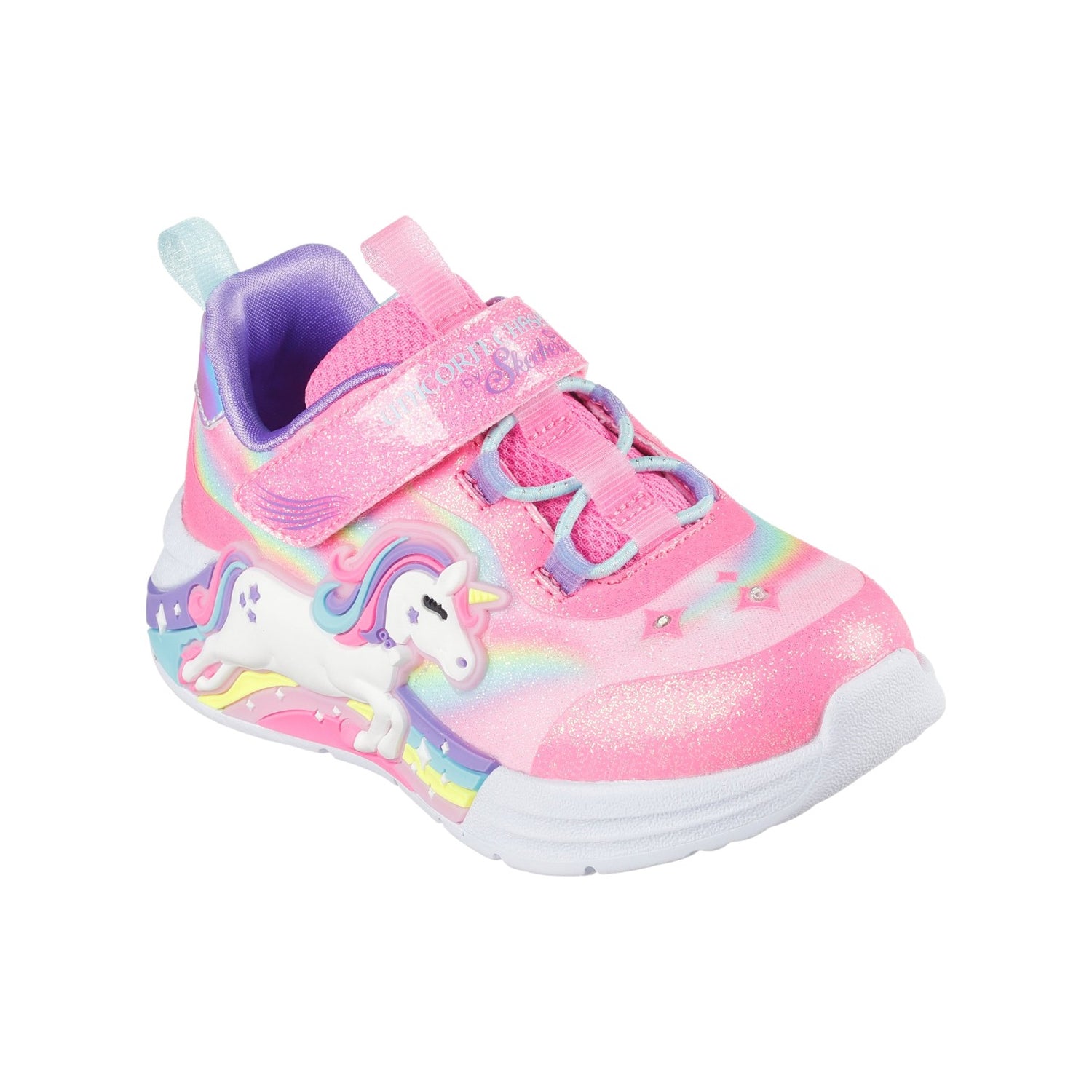 Skechers Sneakers Rosa Multi S-Lights: Unicorn Chaser da Bambina