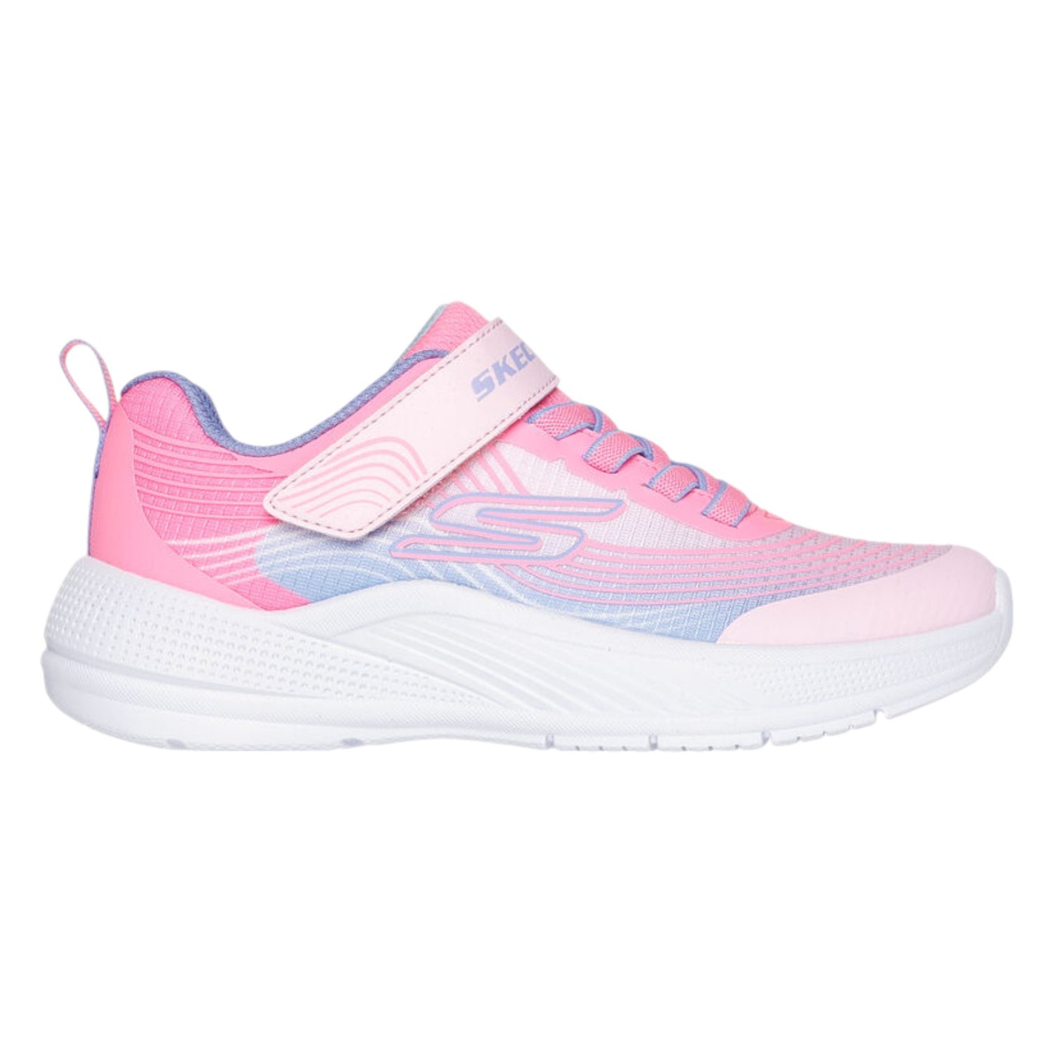 Skechers Snakers Rosa Lilla Microspec Advance da Bambina