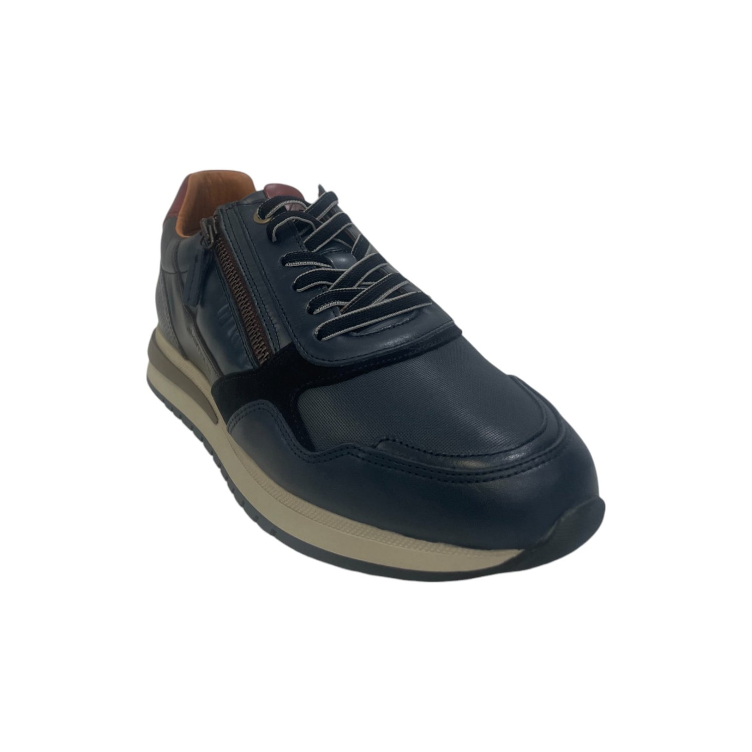 Ambitious Sneakers Blu con Lacci e Zip da Uomo