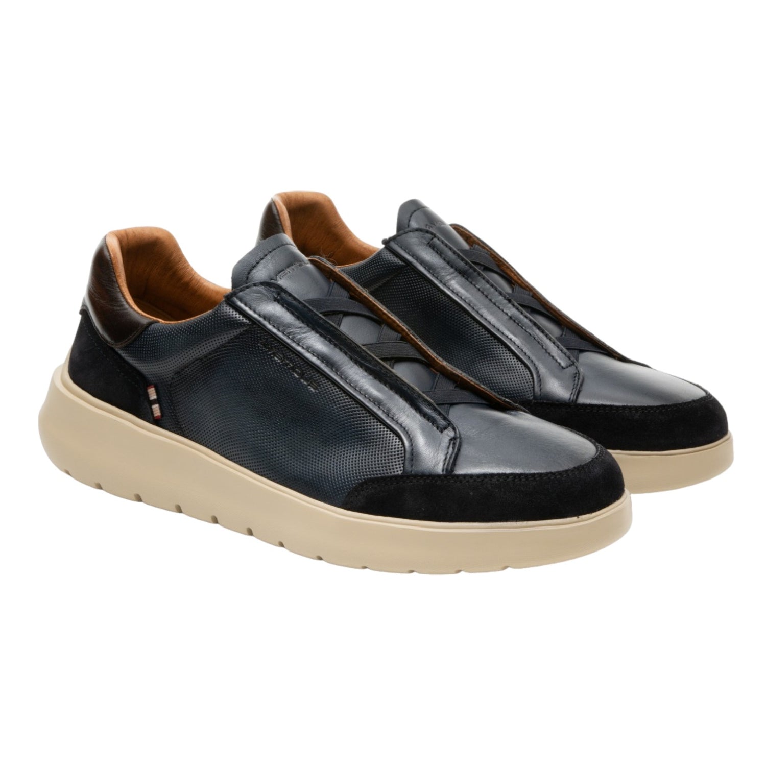 Ambitious Slip On Blu in Pelle da Uomo