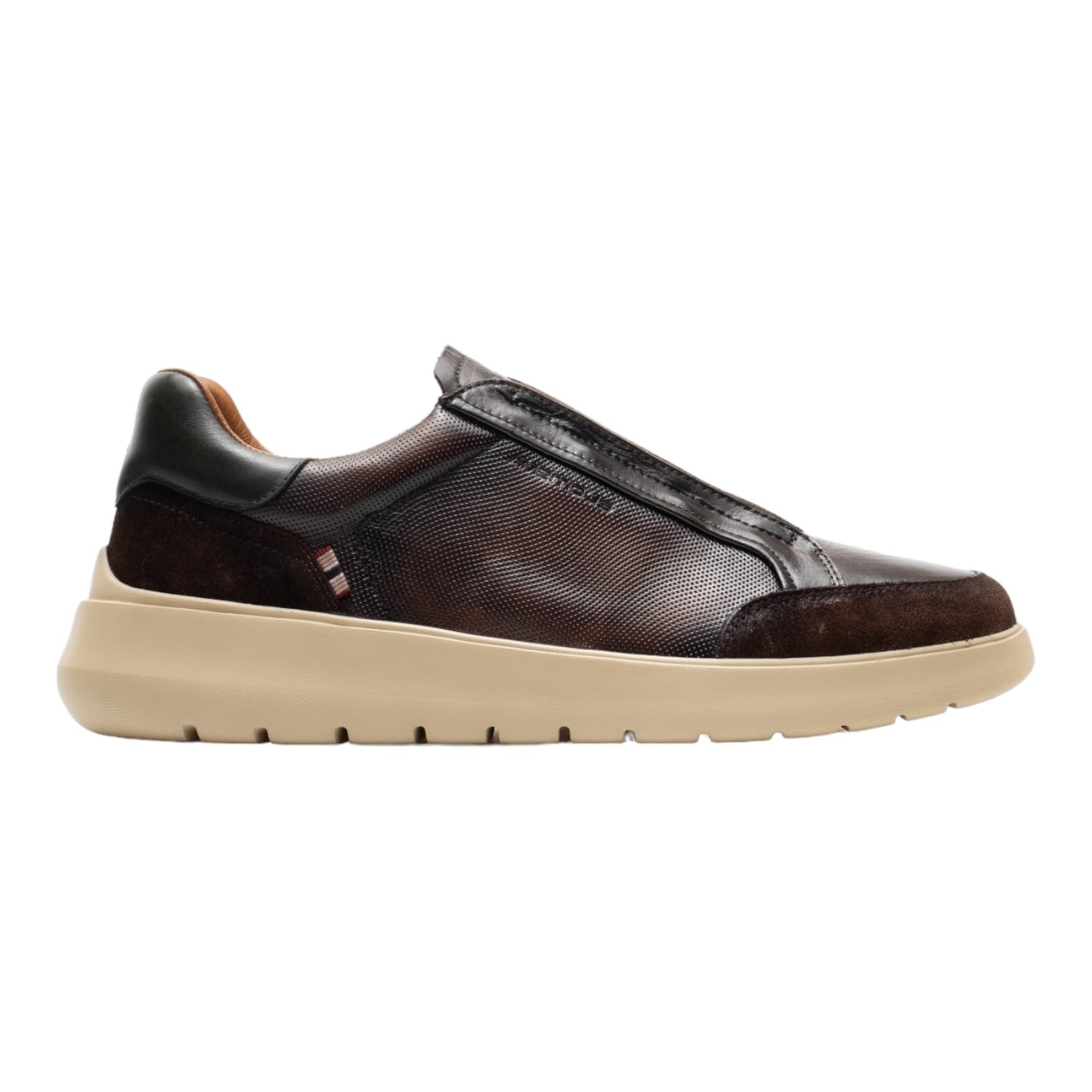 Ambitious Slip On Marrone in Pelle da Uomo