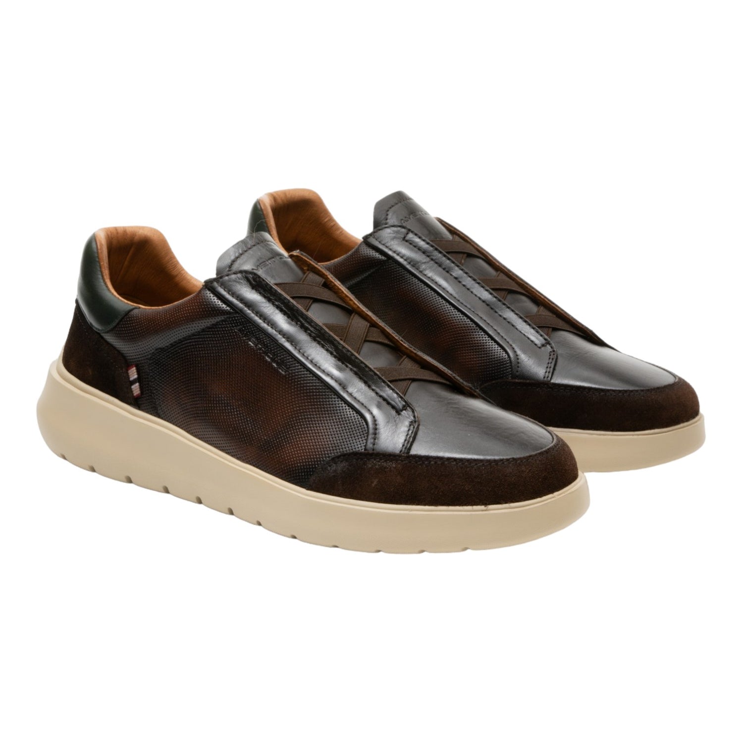 Ambitious Slip On Marrone in Pelle da Uomo