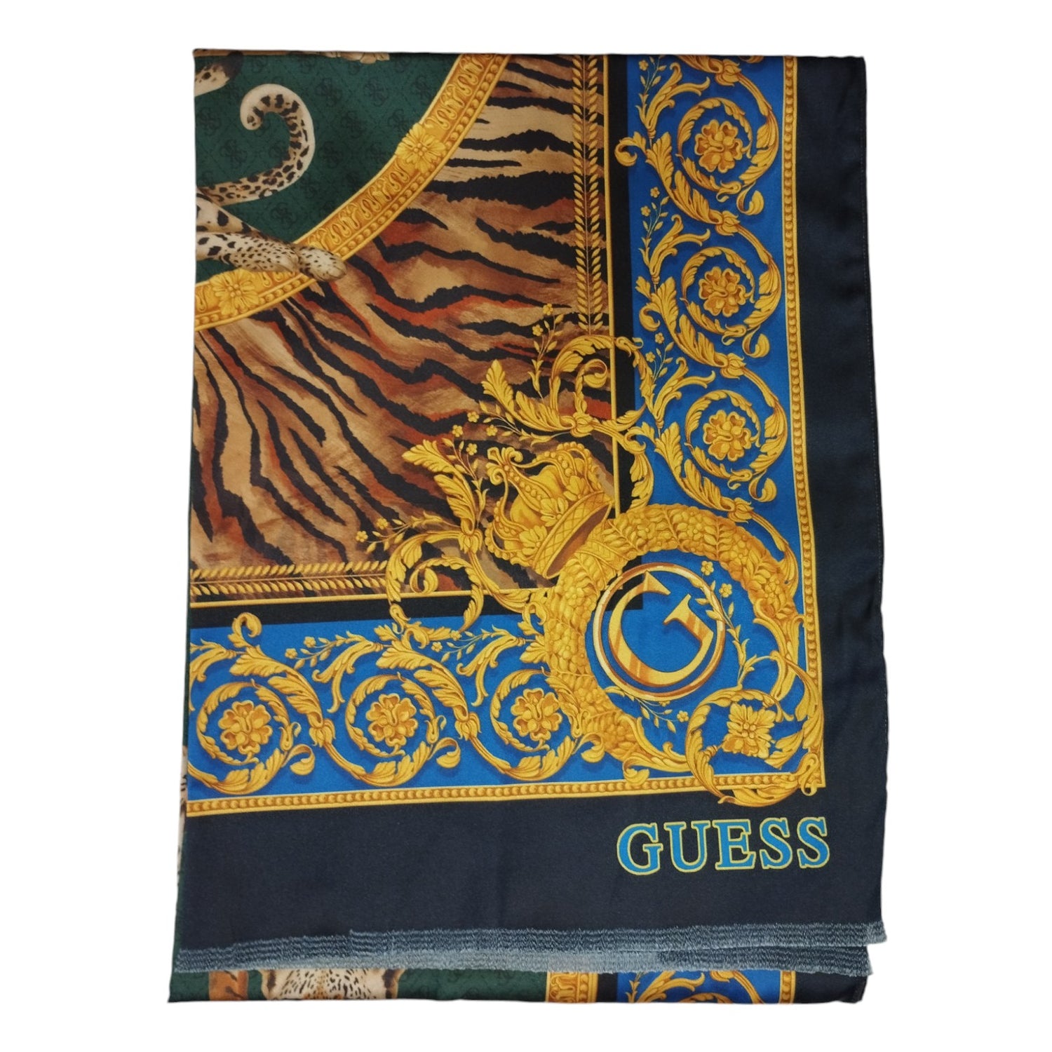 Guess Sciarpa Blu Multi da Donna