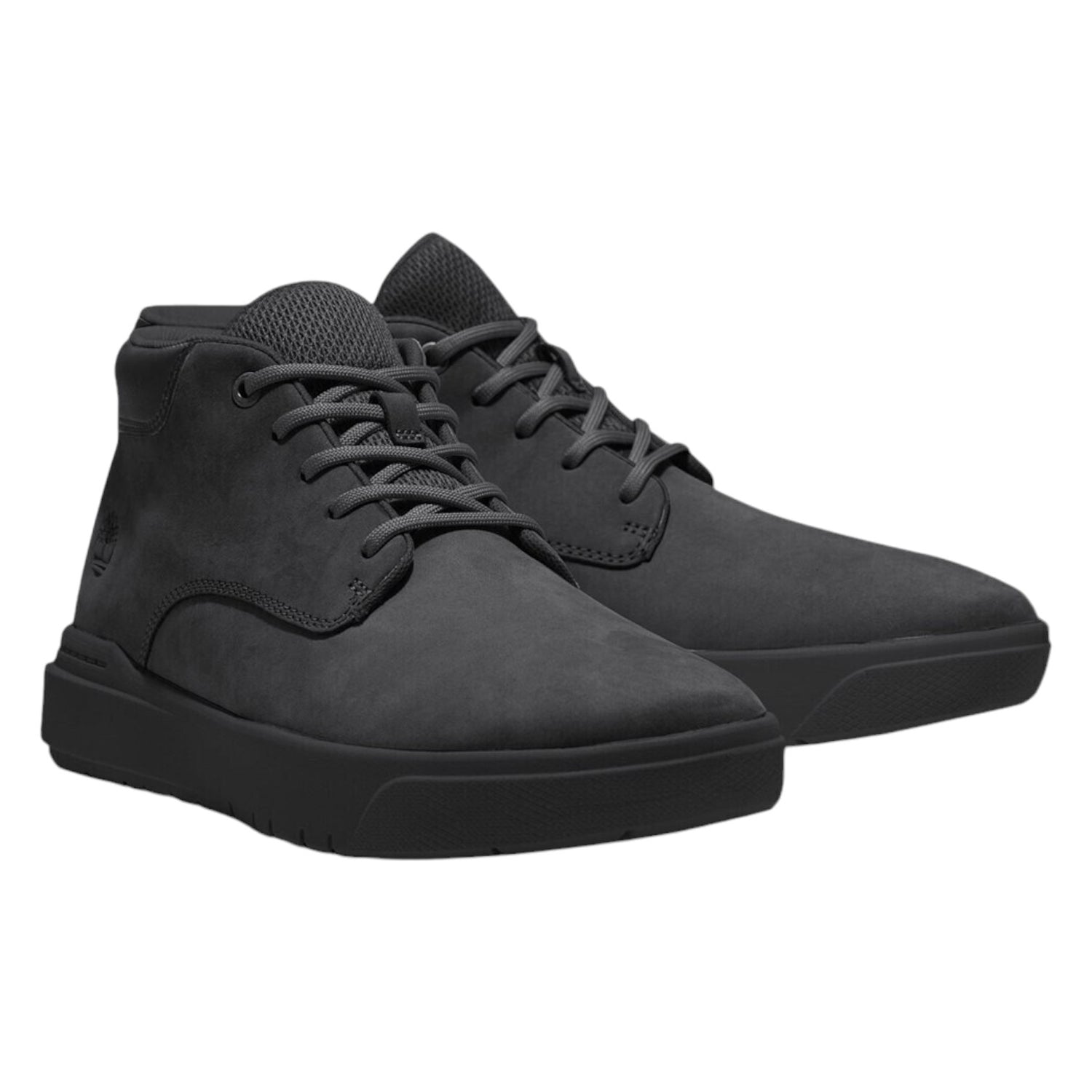 Timberland Polacchino Nero in Nabuck da Uomo