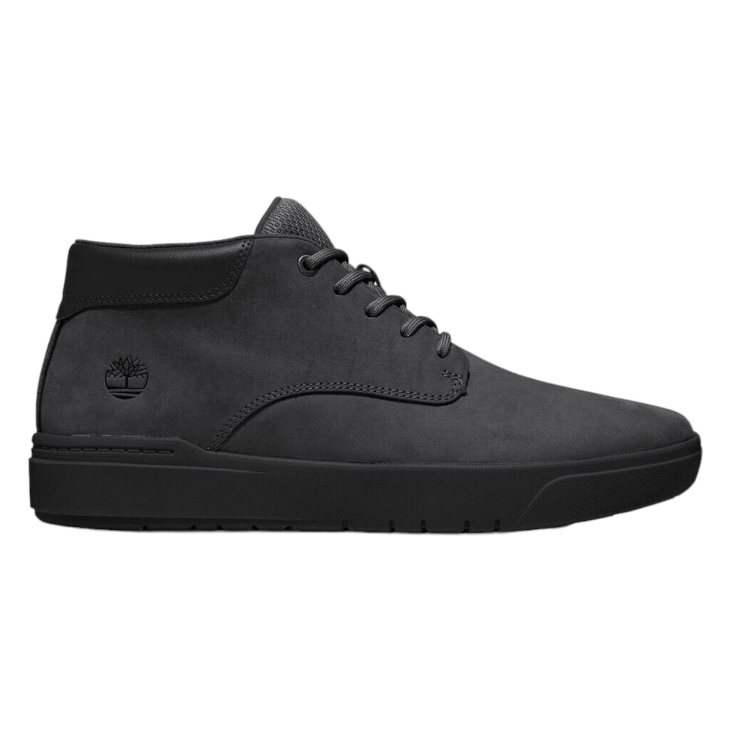 Timberland Polacchino Nero in Nabuck da Uomo