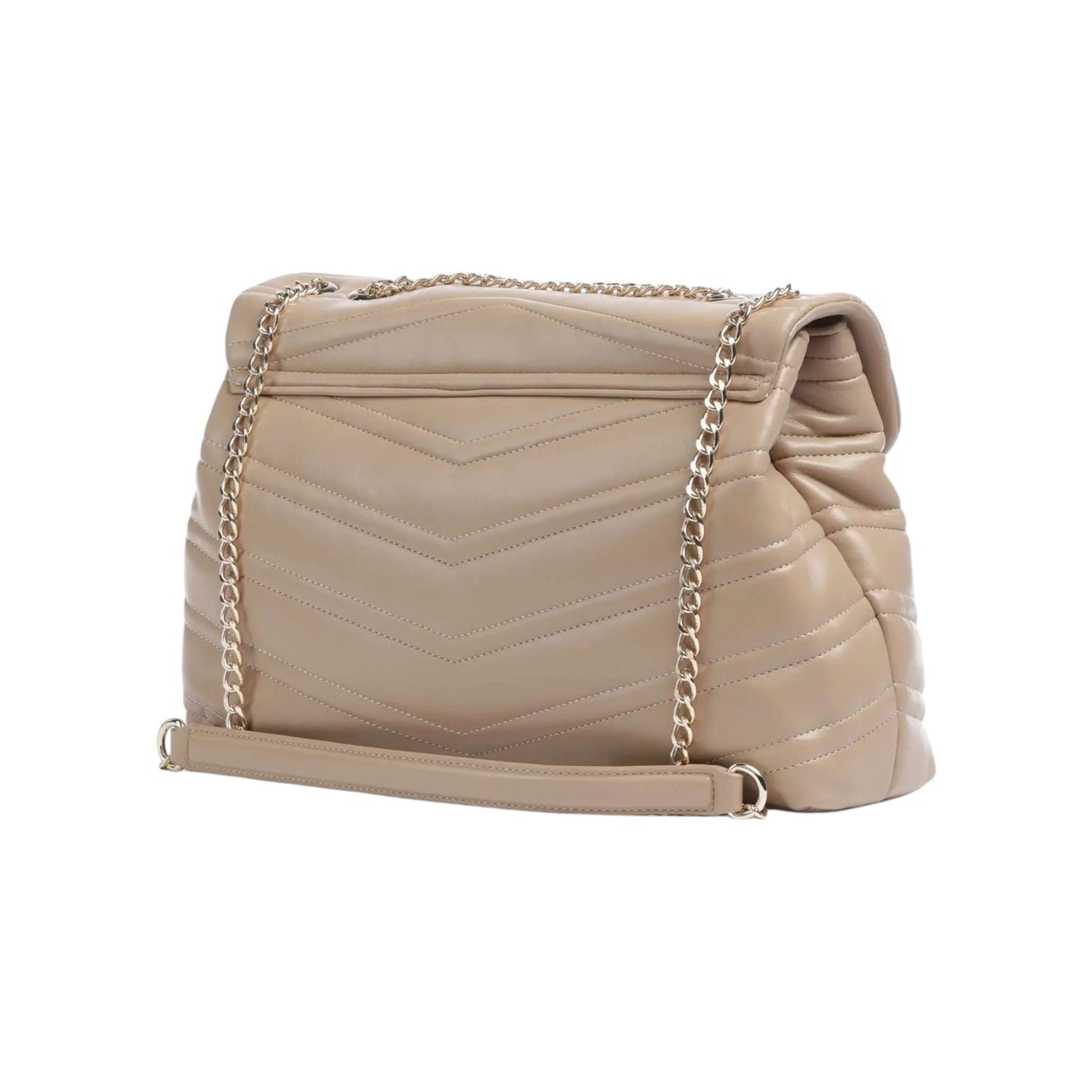Mario Valentino Tracolla Beige Effetto Trapuntato da Donna