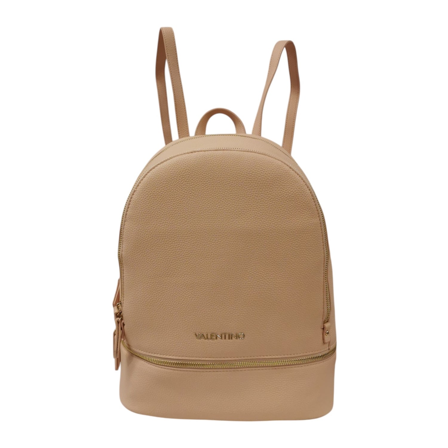 Mario Valentino Zaino Donna in Ecopelle Cipria Martellata con Doppia Zip