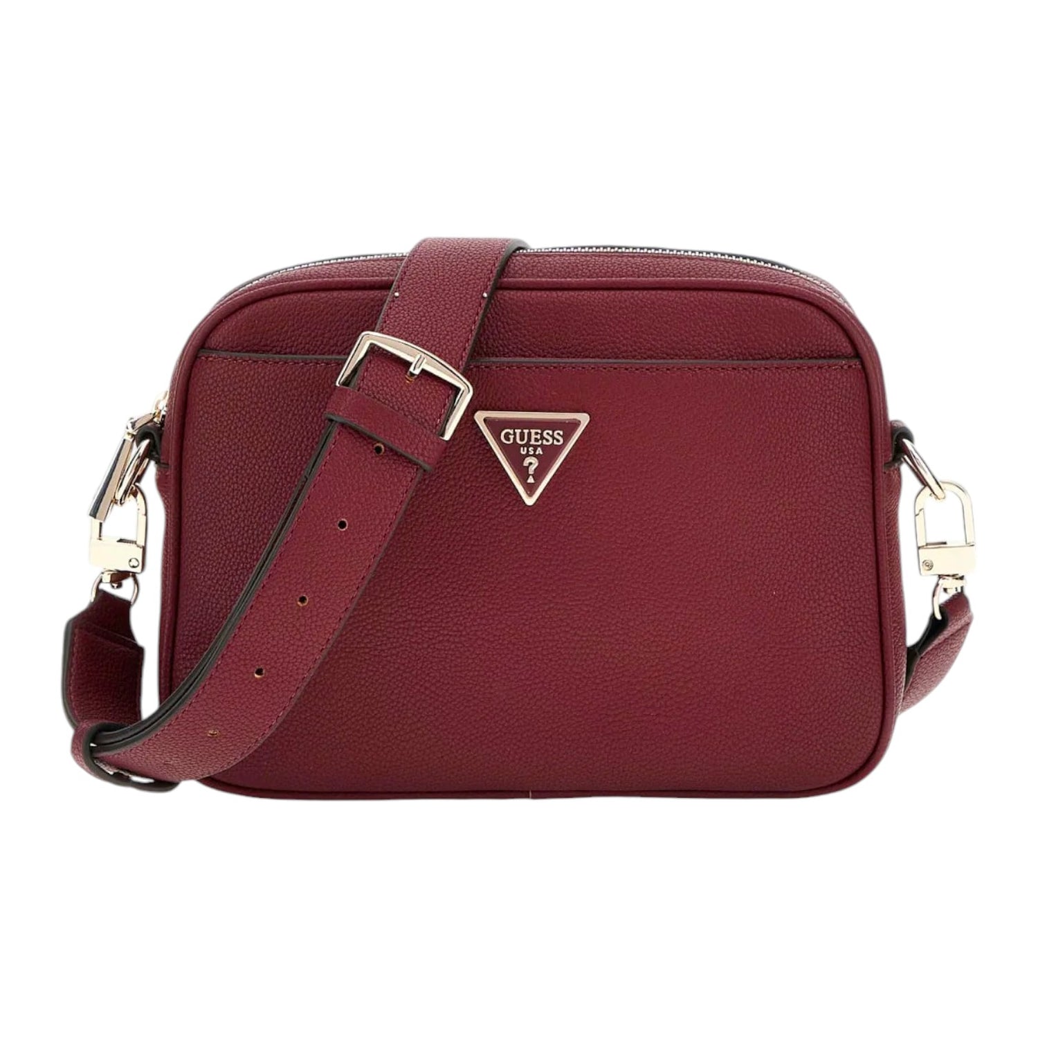 Guess Camera Bag Bordeaux Meridian con Tracolla da Donna