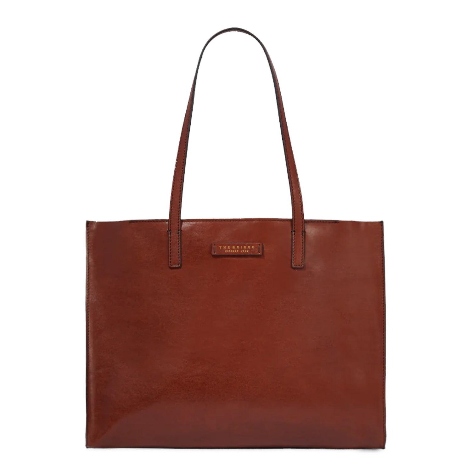 The Bridge Shopper Cuoio Linea Mirra in Pelle da Donna