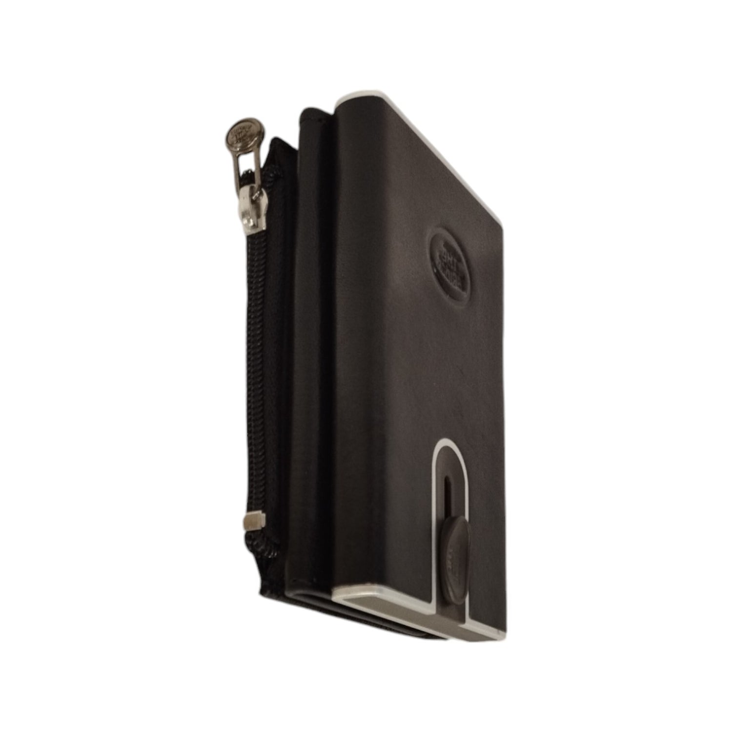 The Bridge Portacarte Nero Linea Story in Pelle da Uomo