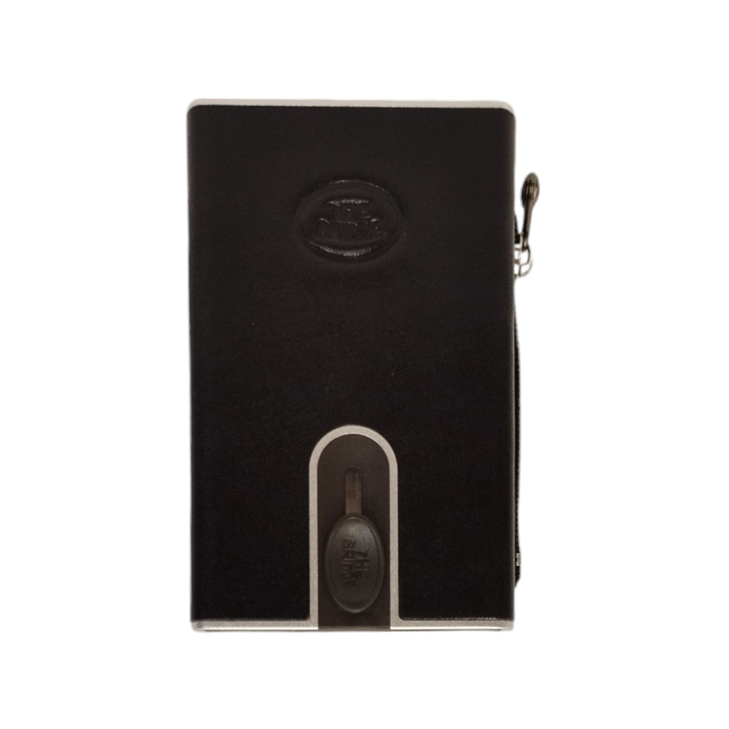 The Bridge Portacarte Nero Linea Story in Pelle da Uomo