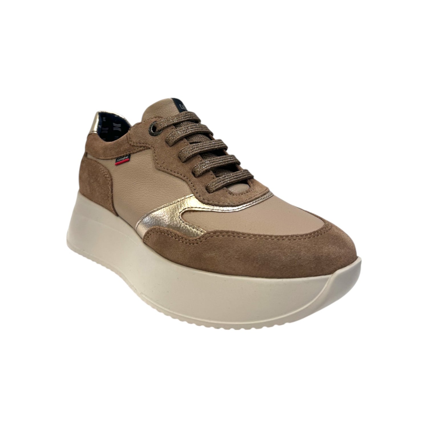 Callaghan Sneakers Visone in Camoscio e Pelle da Donna