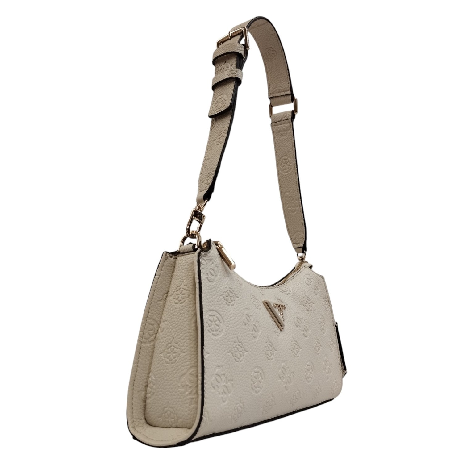 Guess Borsa a Spalla Osso Cresidia 4G Logo Peony