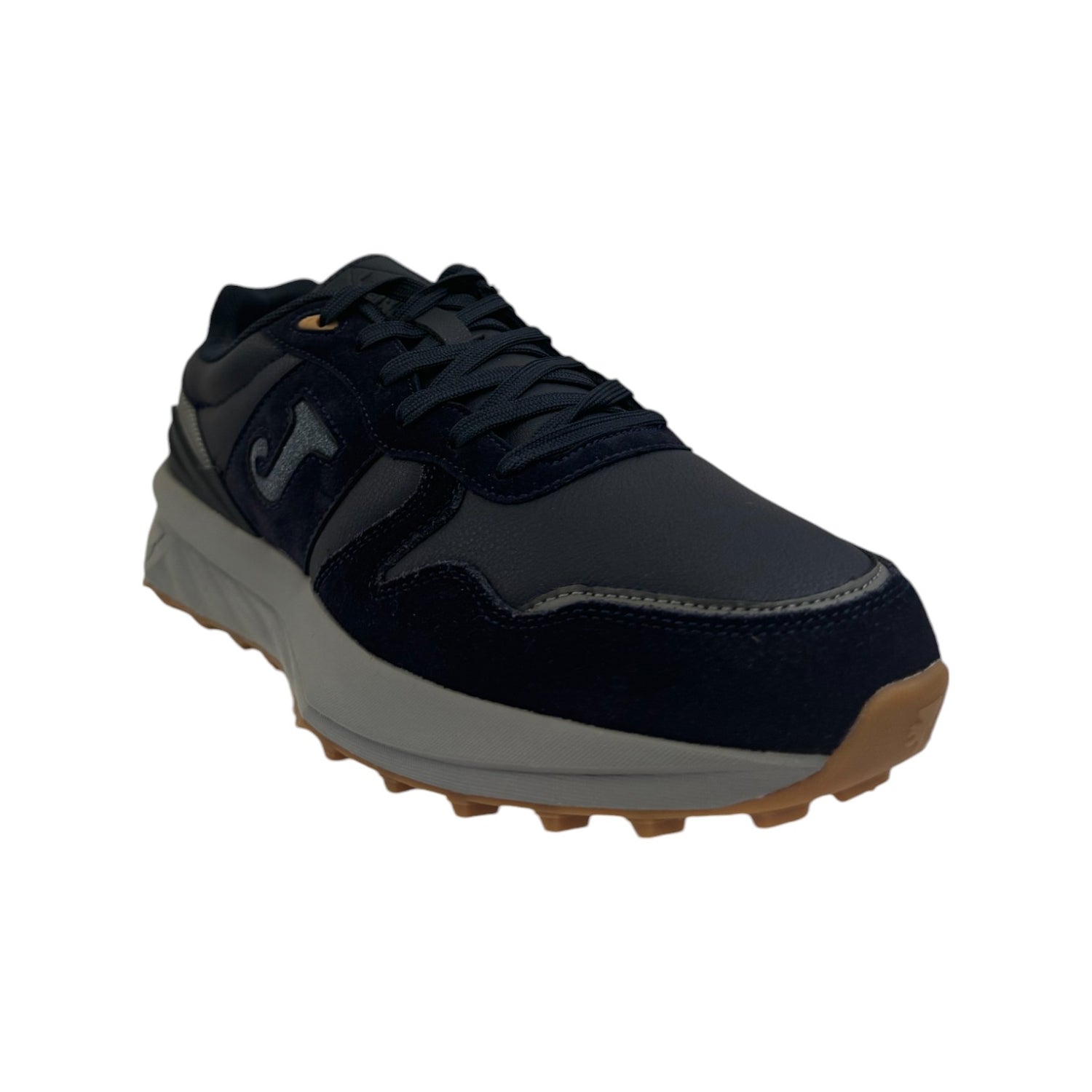 Joma Sneakers Uomo in Ecopelle e Camoscio Blu con Fondo Grigio