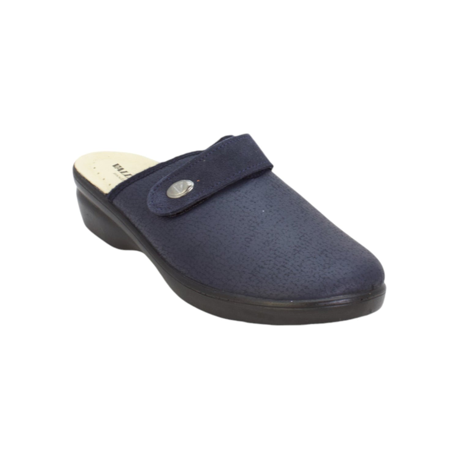 Valleverde Pantofola Blu con Strappo Regolabile da Donna