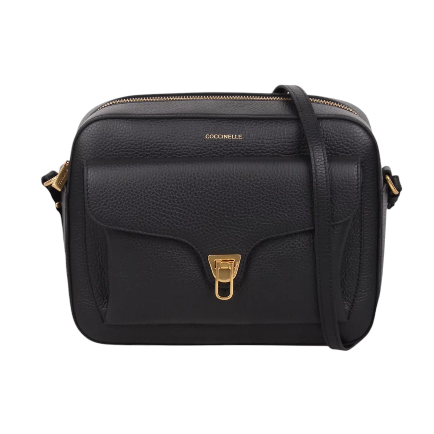 Coccinelle Camera Bag Nera Linea Beat Soft in Pelle da Donna